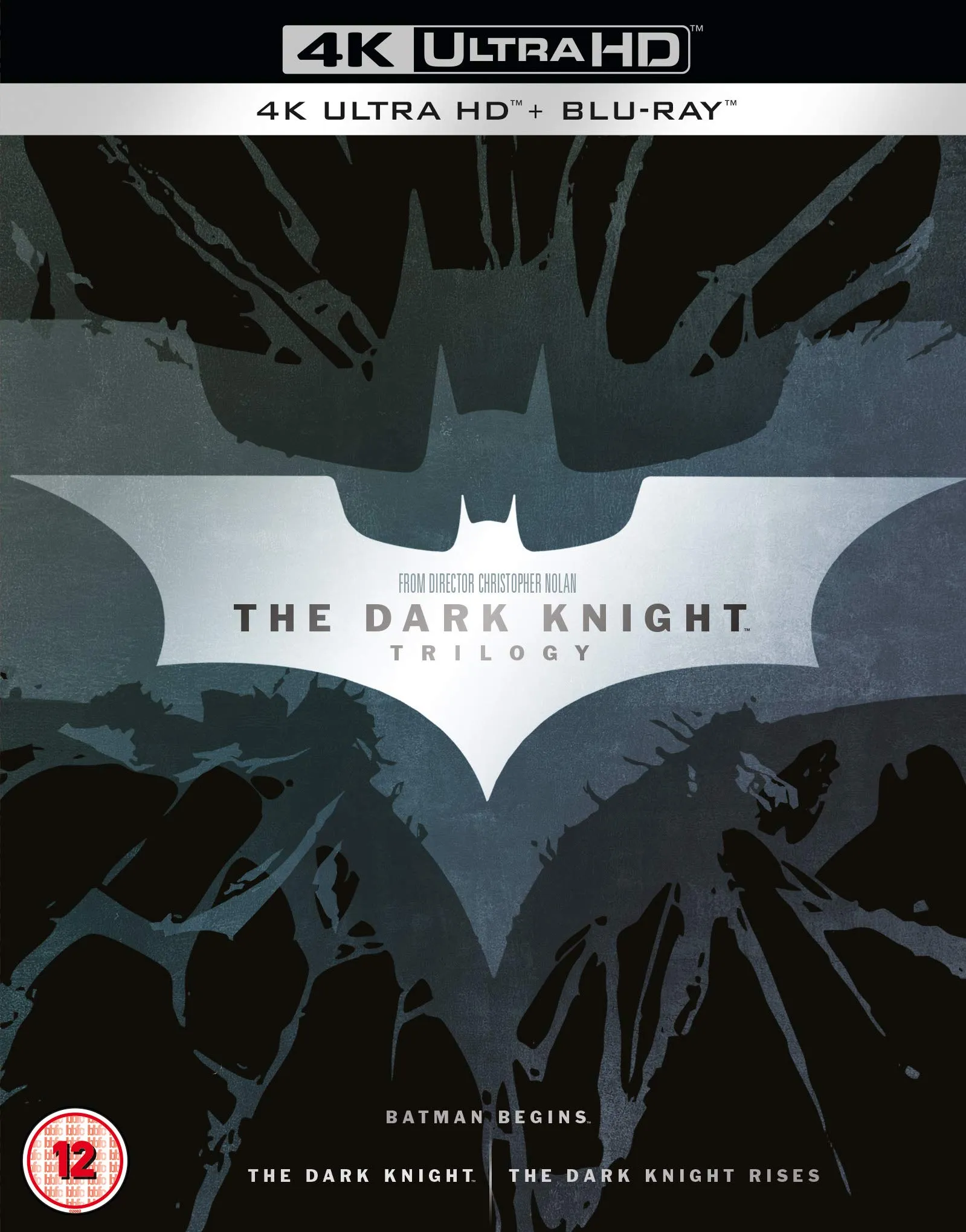 The Dark Knight Trilogy [Batman] [4K Ultra-HD] [Blu-ray] [Edizione: Regno Unito]
