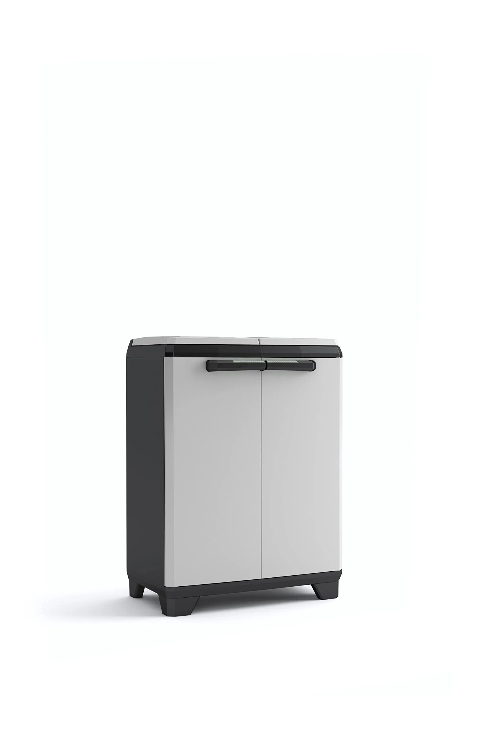Keter 9735000 Split Cabinet Recycling Premium, Grigio, 68x39x92 cm