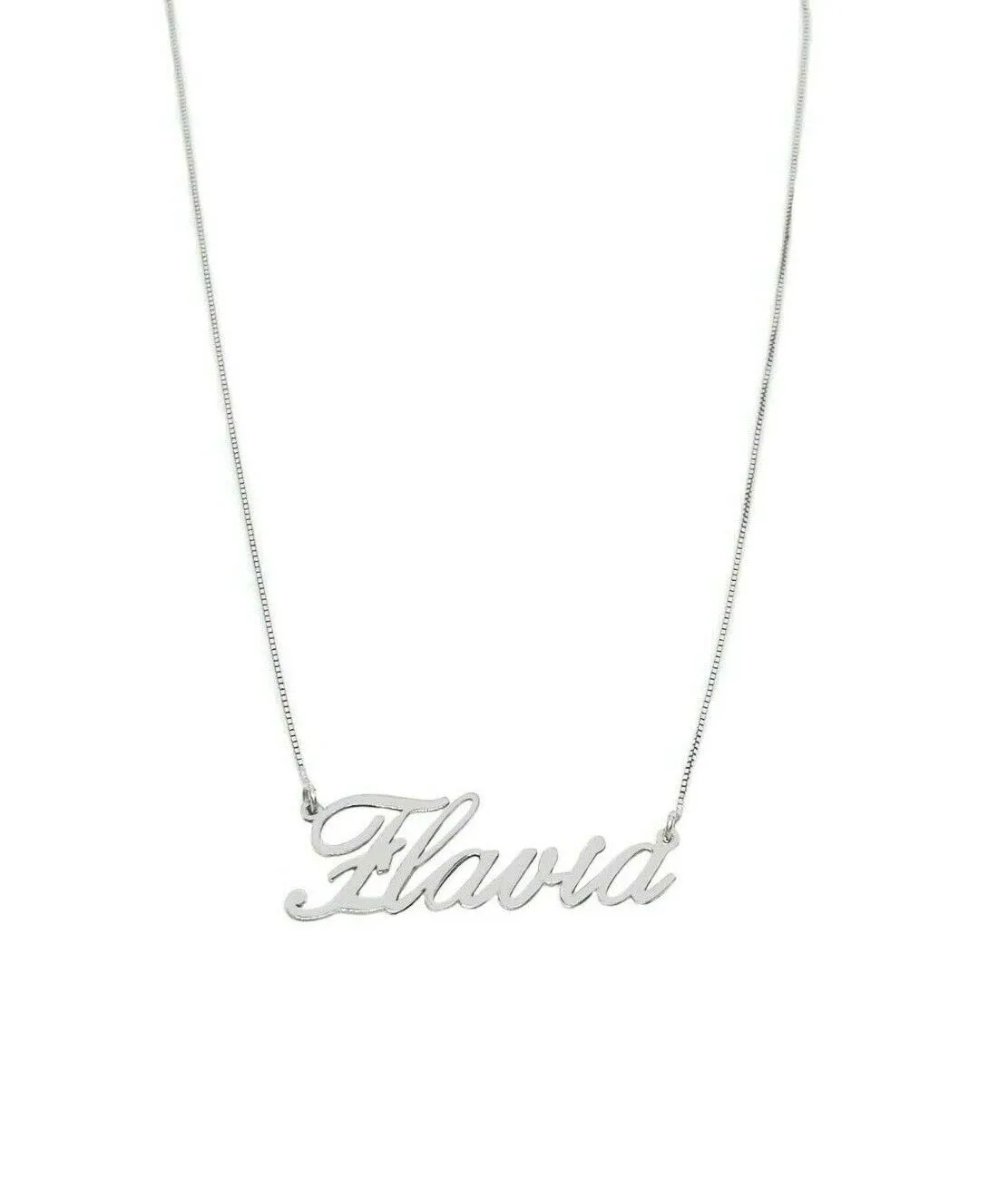 Collana Argento 925 con Nome Personalizzabile Personalizzato Made in Italy tutti i nomi disponibili Donna Ragazza