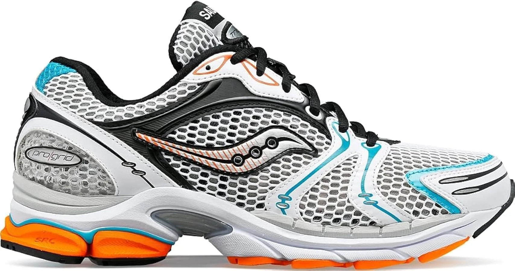 Saucony, Progrid Triumph 4, Scarpe Running Fashion Casual Unisex (White, Sistema Taglie Calzature EU, Adulto, Numero, Media, 43)