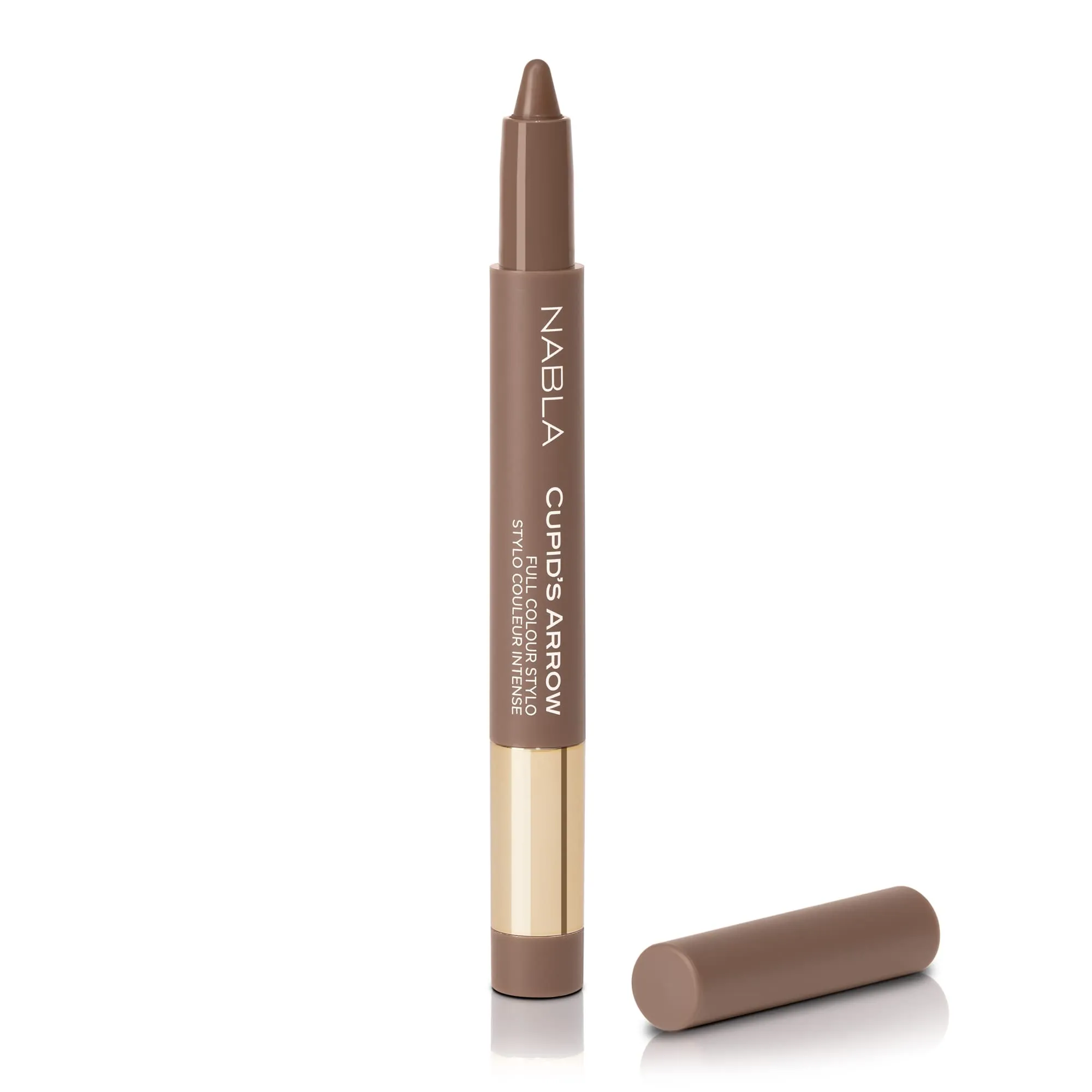 NABLA Cupid's Arrow Longwear Stylo, Cappuccino | Matita stylo a lunga tenuta e alta pigmentazione | Liner, ombretto o rossetto multiuso, texture cremosa e confortevole per un makeup impeccabile