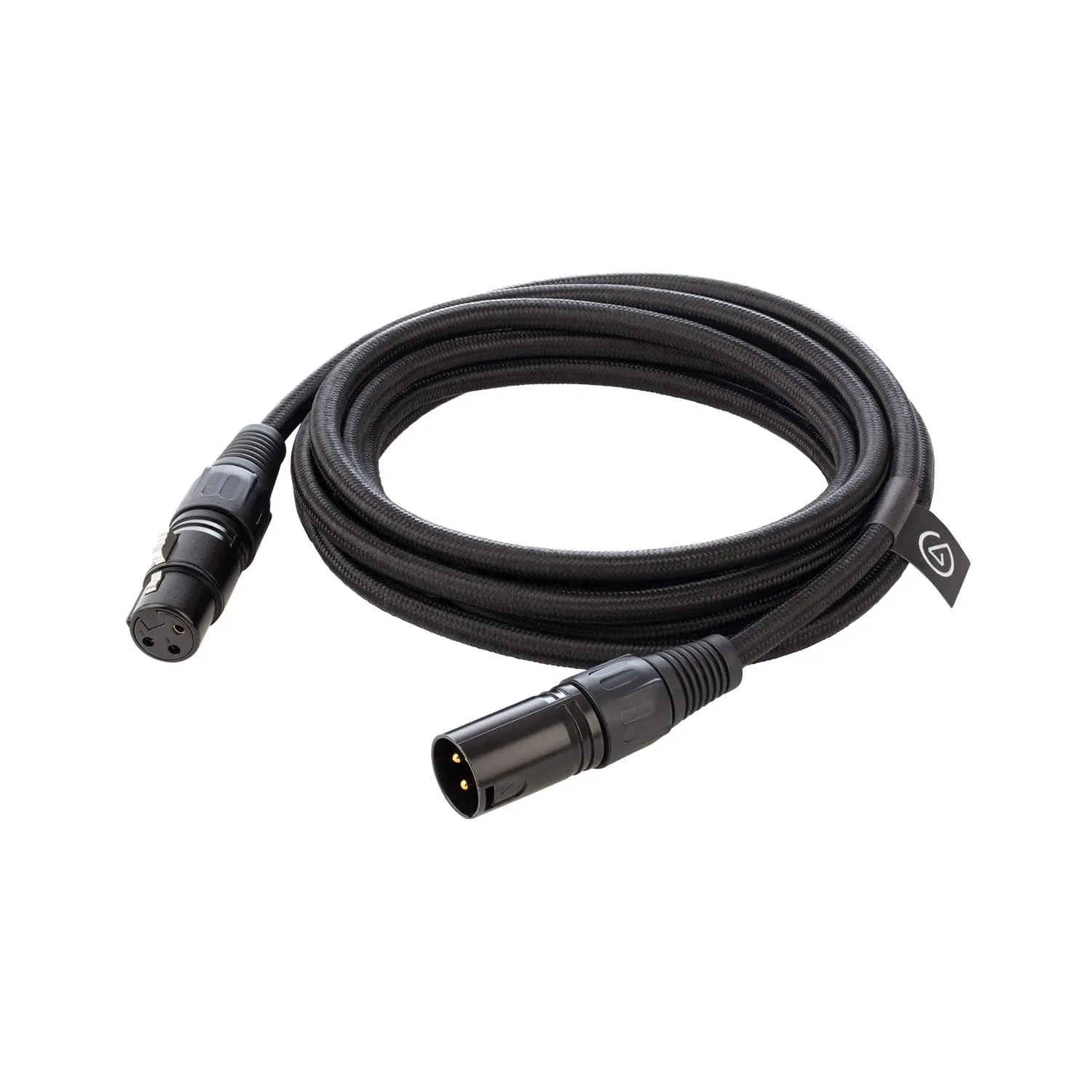 Elgato XLR Cable – Cavo microfono schermato per registrazioni in studio e produzioni dal vivo, pin placcati in oro, da maschio a femmina, per segnali microfonici e di linea analogici bilanciati, 3 m