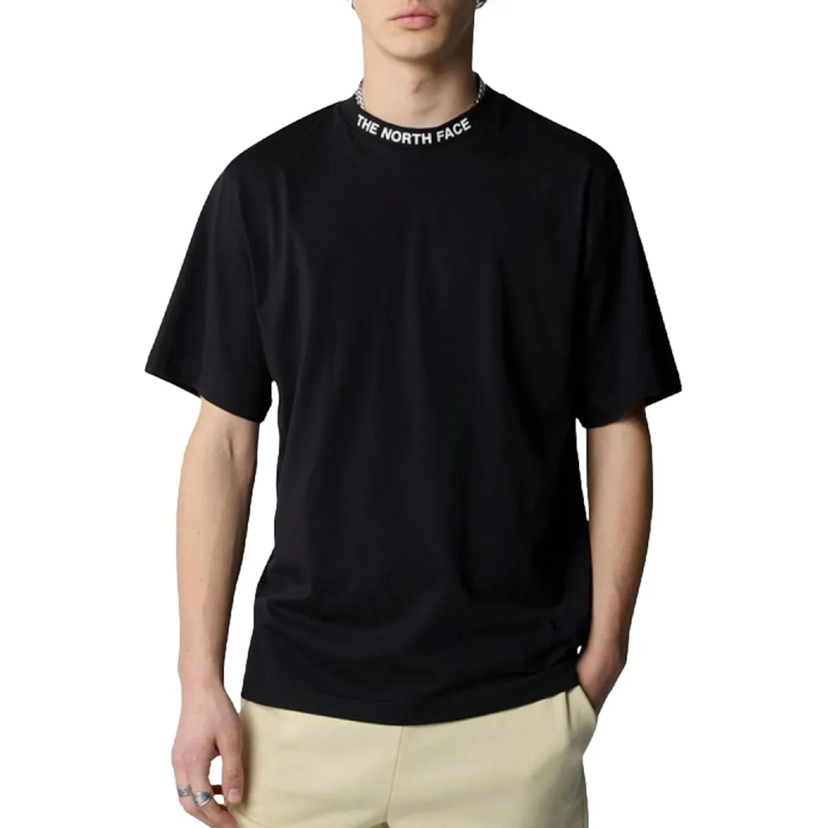 The North Face NF0A87DDJK31 M Zumu S/S Tee T-Shirt Uomo TNF Black Taglia L