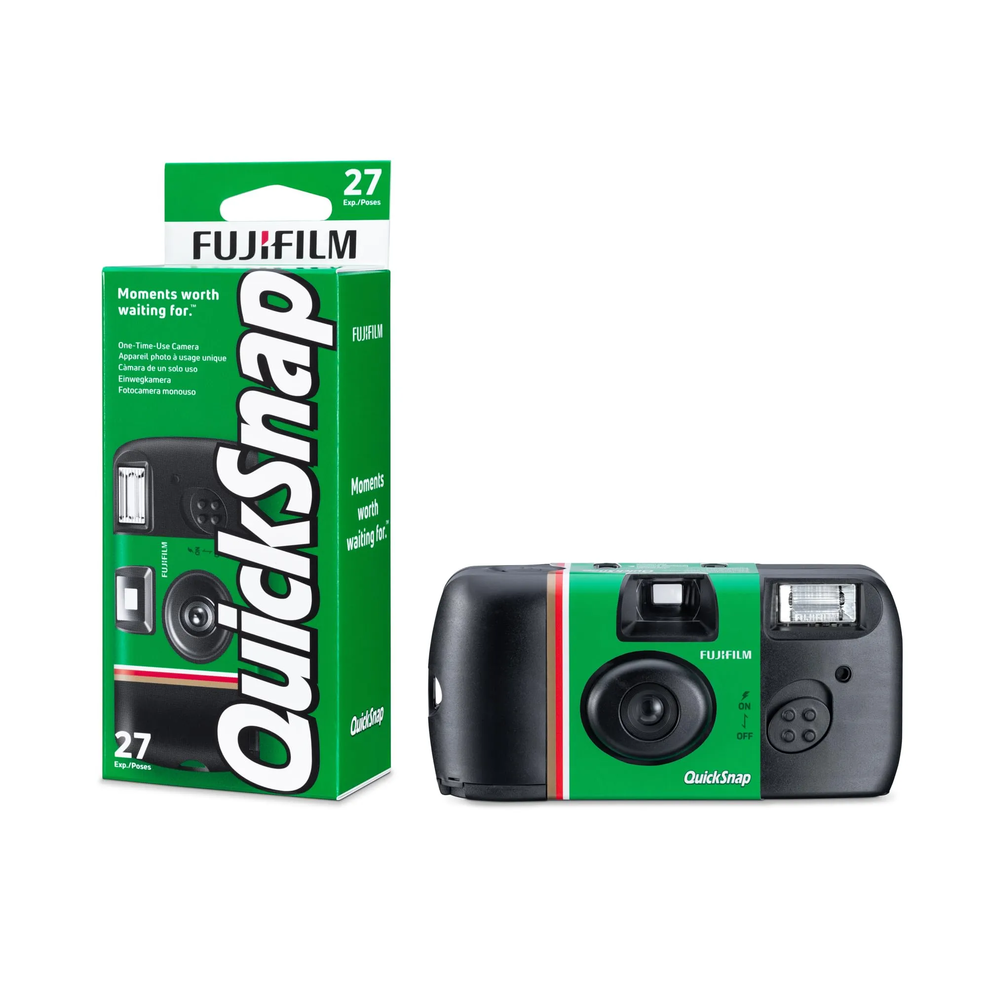 Fotocamera monouso Fujifilm QuickSnap 27 pose, pellicola FUJICOLOR ISO 400, flash integrato