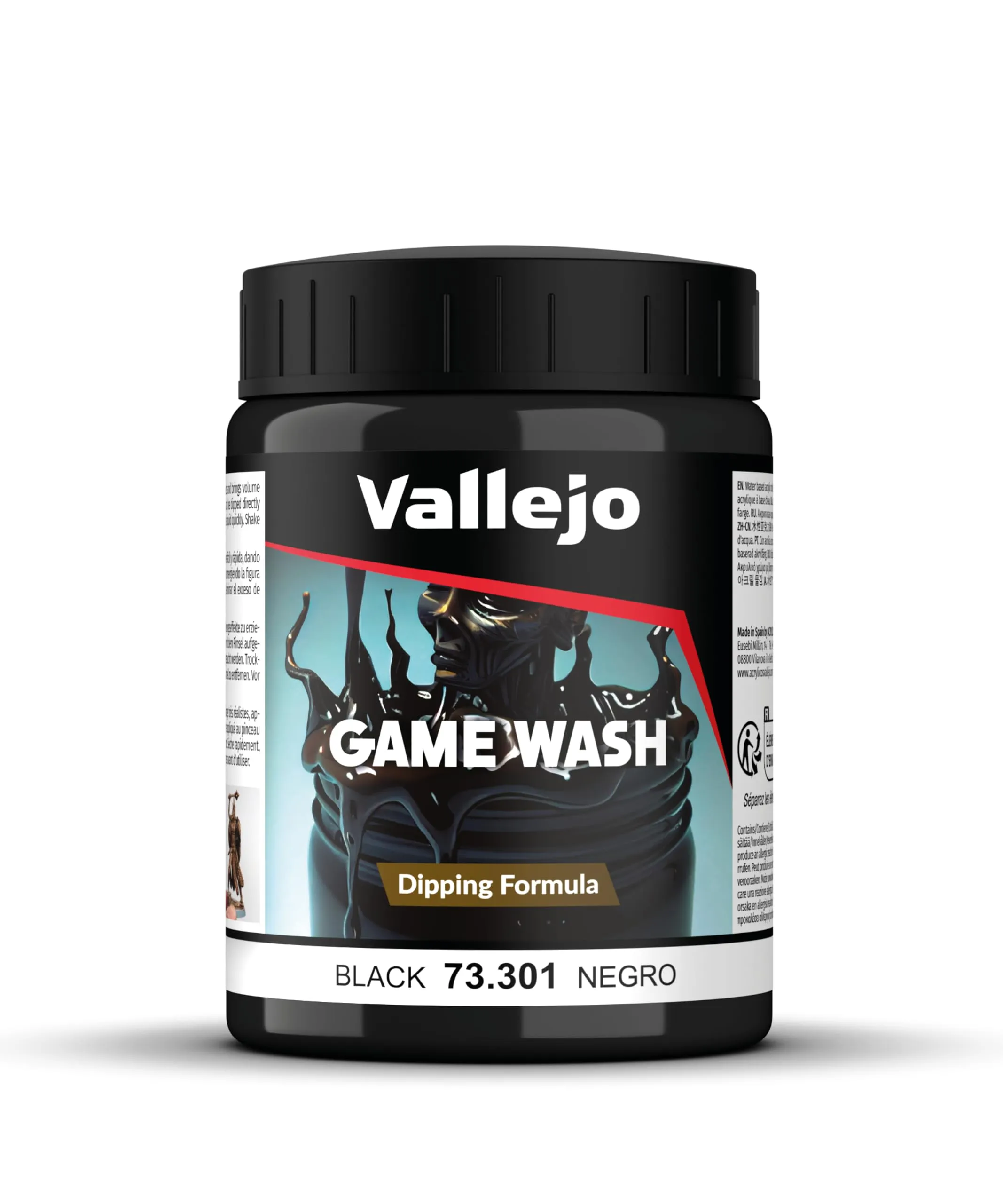 Vallejo Washes - Black 200 ml - VAL73301