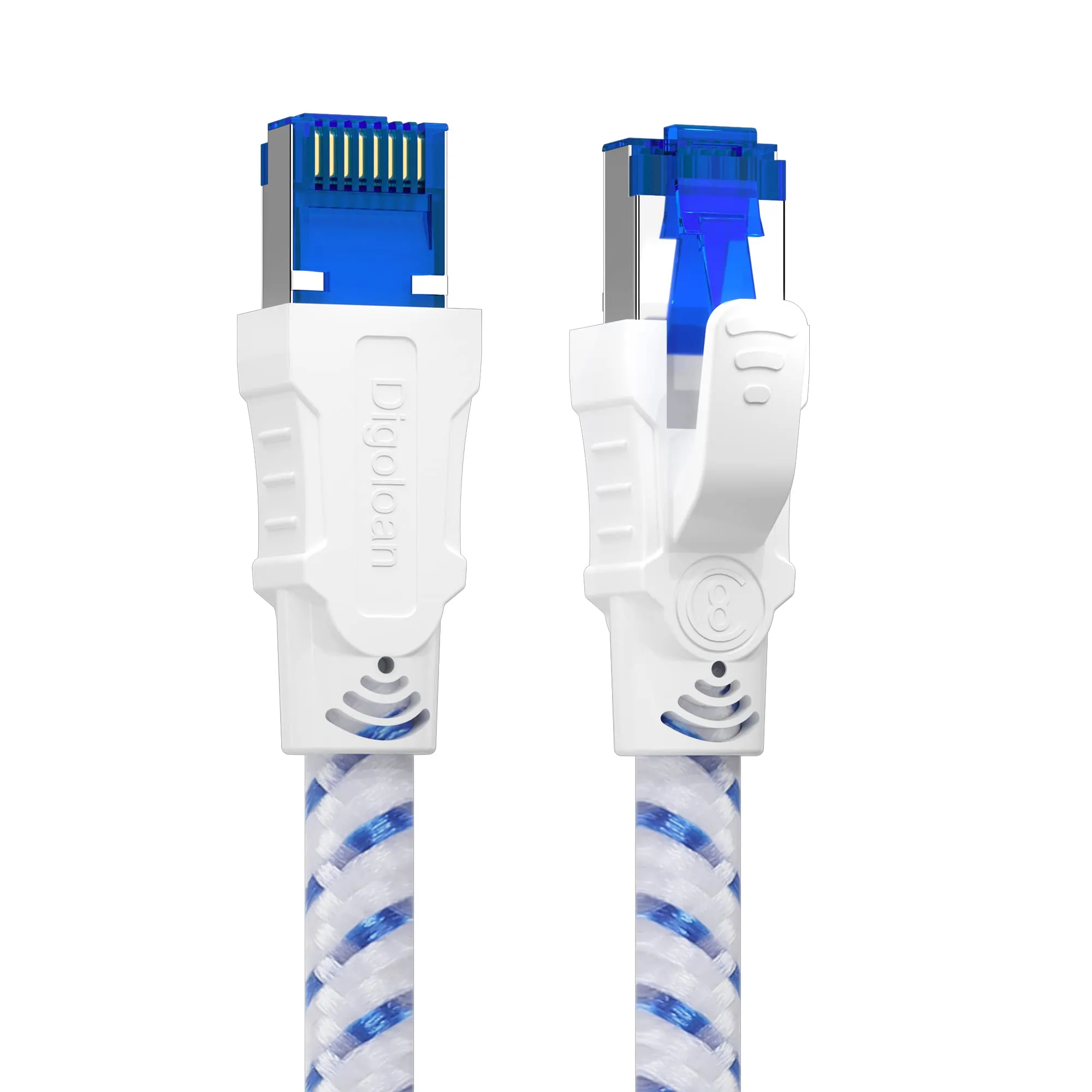 Cavo Ethernet Cat 8 5m, Cavo Lan 5 Metri Gigabit ad alta Velocità della Cavo di Rete, Cavo Patch Intrecciato in Nylon 40Gbps 2000MHz S/FTP con Connettore Rj45 per PS5, Xobx, più veloce di Cat 6/Cat 7