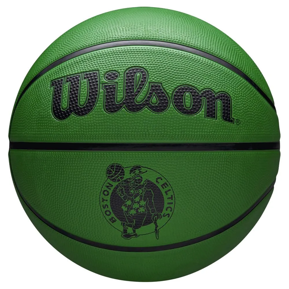 Wilson Pallone da Basket NBA Team Tribute Solid, Con Cuciture Pro, Stabilità Dell'Aria e Rivestimento Ad Alte Prestazioni, Per Giocare All'Aperto, Squadra: Dallas Mavericks, Colore: Blu, Taglia: 5