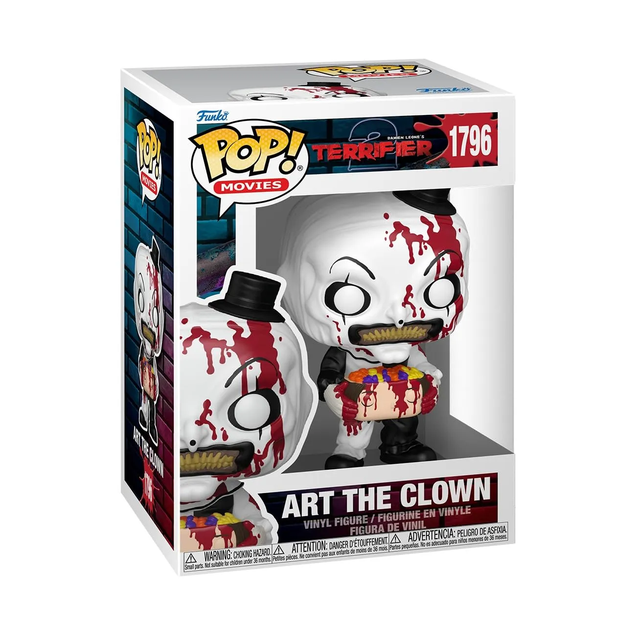 Funko Pop! Movies: Terrifier - Art The Clown - Figura in Vinile da Collezione - Idea Regalo - Merchandising Ufficiale - Giocattoli per Bambini e Adulti - Movies Fans - Figura per i Collezionisti