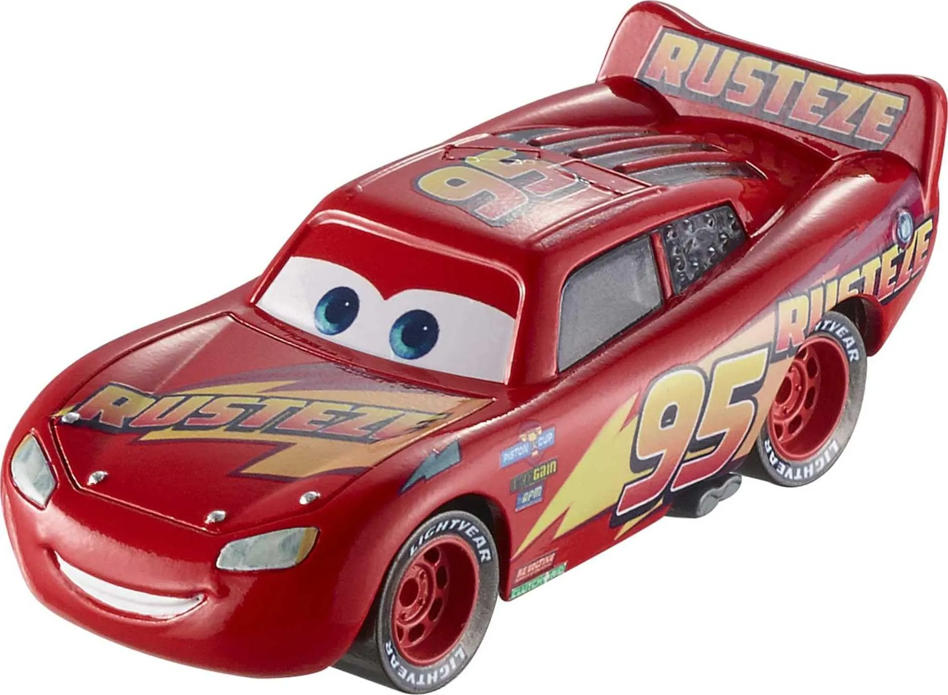 Disney Cars Rust-Eze Lightning McQueen Die-Cast Vehicle Versione Inglese
