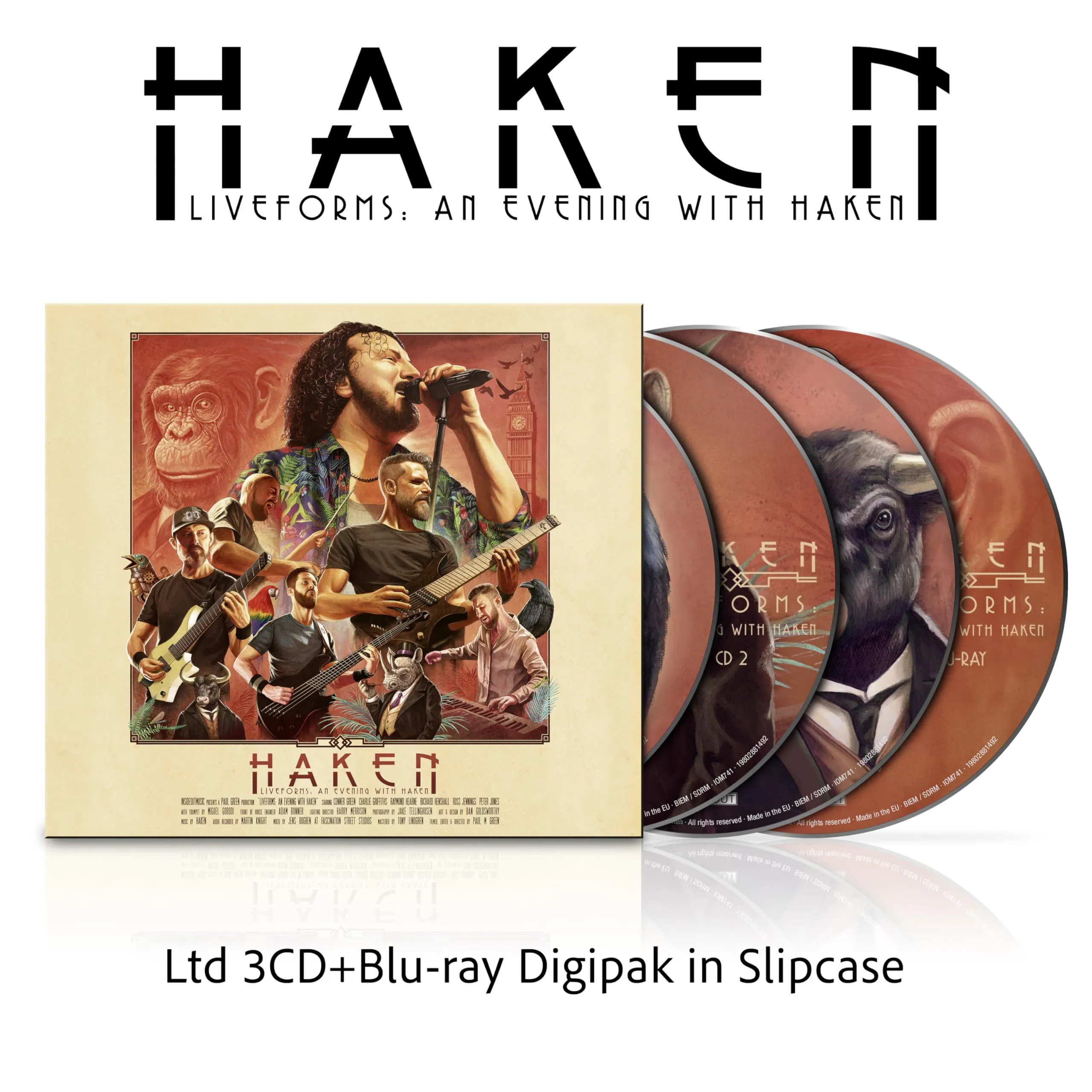 Liveforms: An Evening With Haken [3 CD + 1 BR]