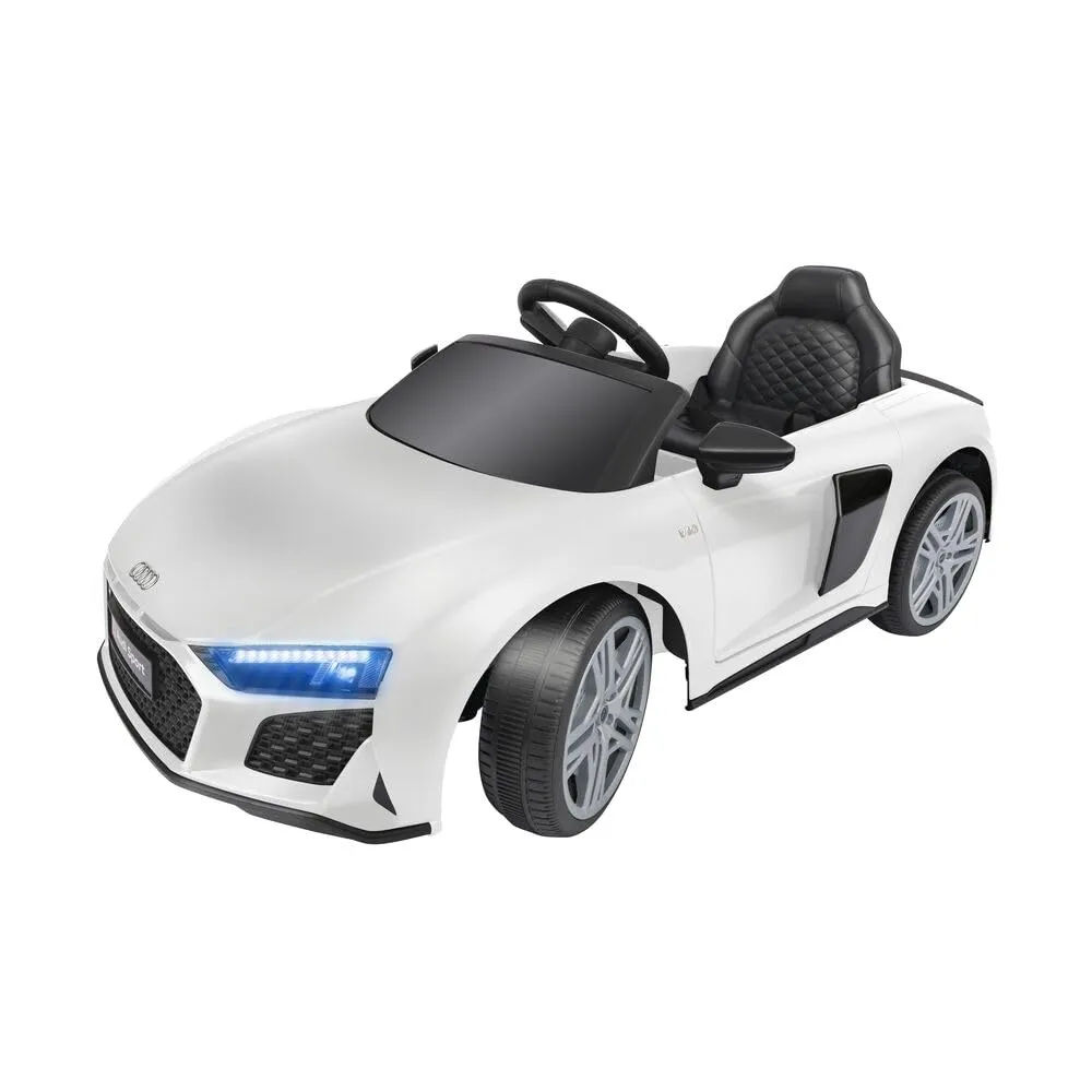 E-SPIDKO GLOBO GIOCATTOLI - AUTO ELETTRICA AUDI R8 SPIDER - 12V 4,5AH - RADIOCOMANDATA (Bianca)