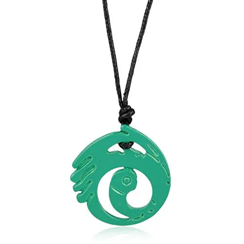 Strike3D Jade Tomb collana pendente con ciondolo cosplay Lara