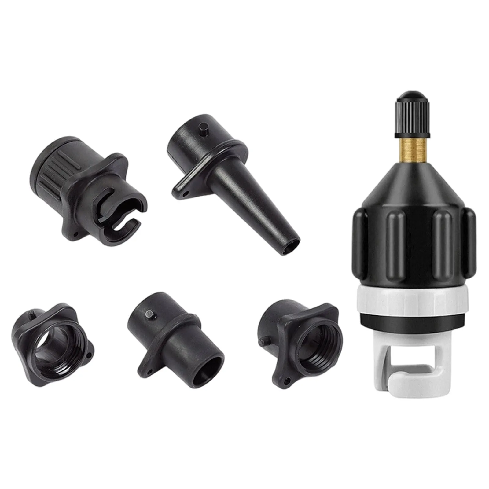 BOGCLEE Adattatore per Pompa per Valvola SUP, Adattatore Pompa SUP Compressore, Convertitore di Valvola d'Aria Multifunzionale Gonfiabile per Tavola da Surf, Paddle, Kayak
