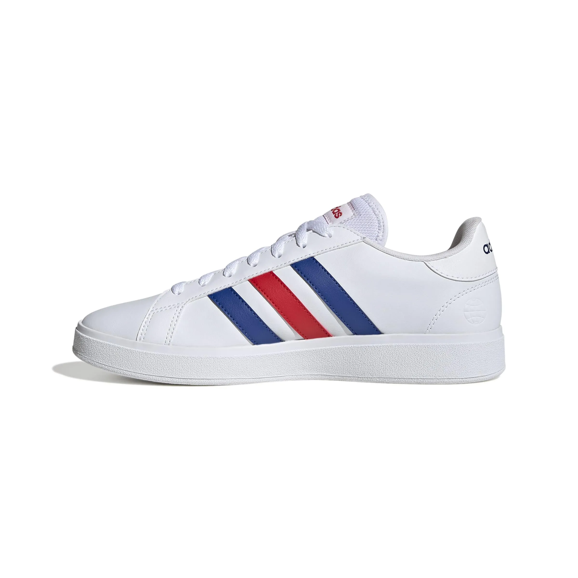 adidas Grand TD Lifestyle Court Casual Shoes, Sneakers Uomo, Cloud White/Royal Blue/Vivid Red, 43 1/3 EU