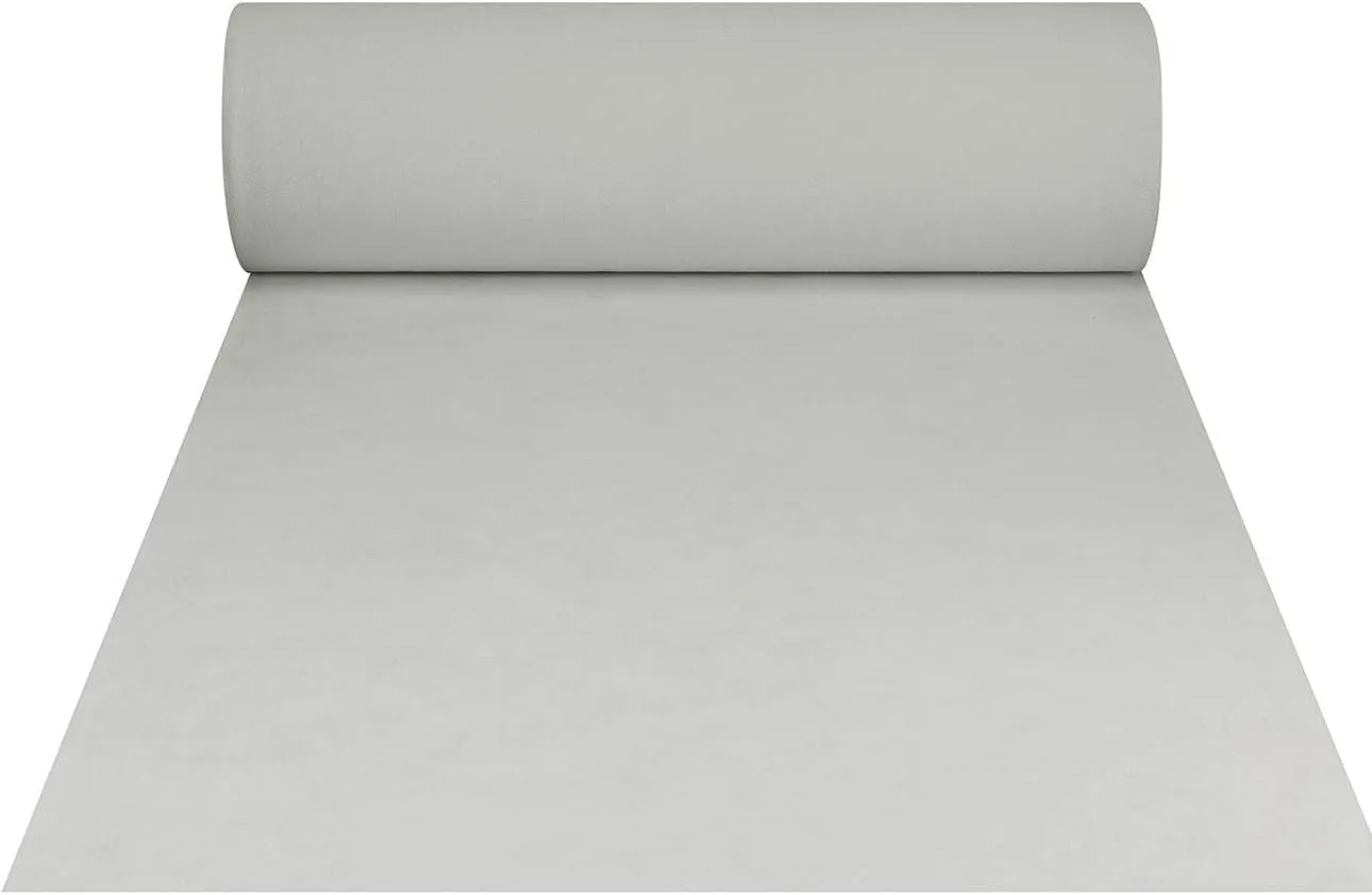 DIVINA HOME Tappeto Moquette Guida passatoia per Interno Esterno Bianca H 1 x 30 mt