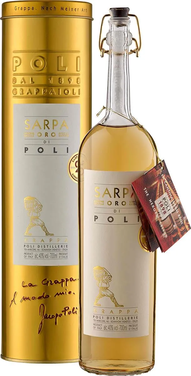 Poli, Grappa Sarpa Oro Riserva Barrique Astucciata - 700 ml
