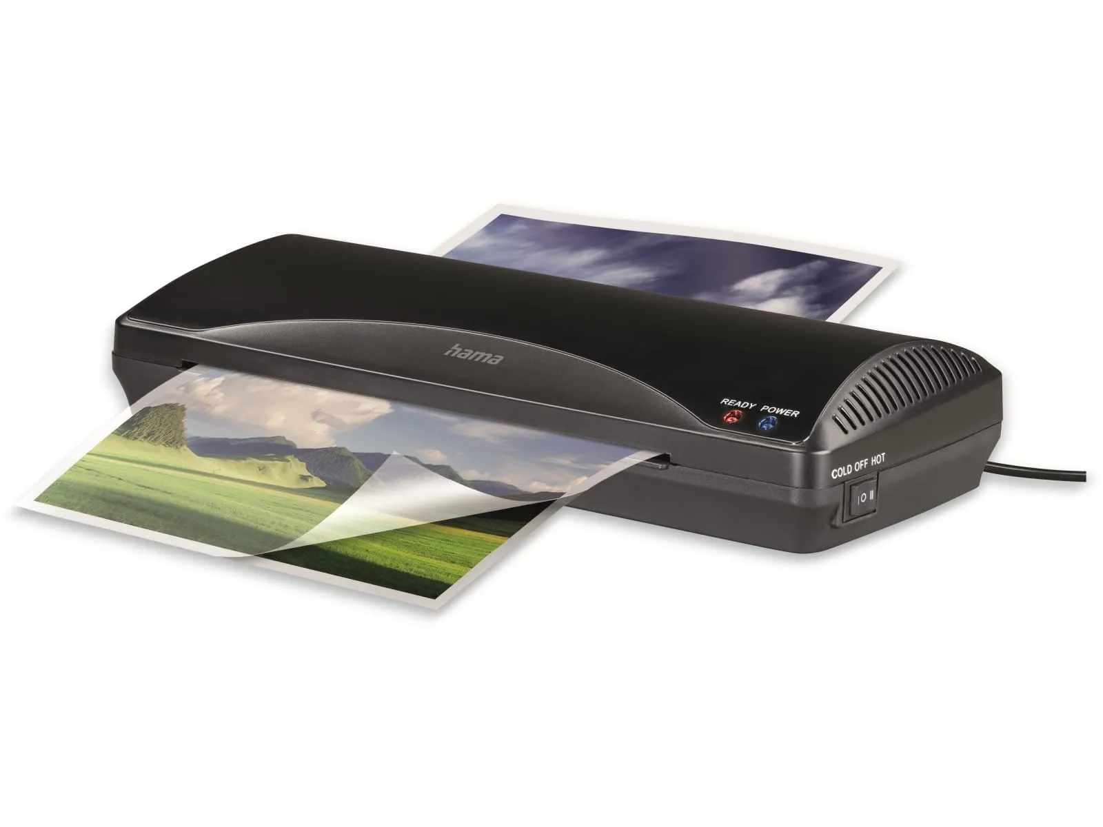 Hama 00050561, Laminatrice a caldo e a freddo Home and Office per Fogli A4, Nero