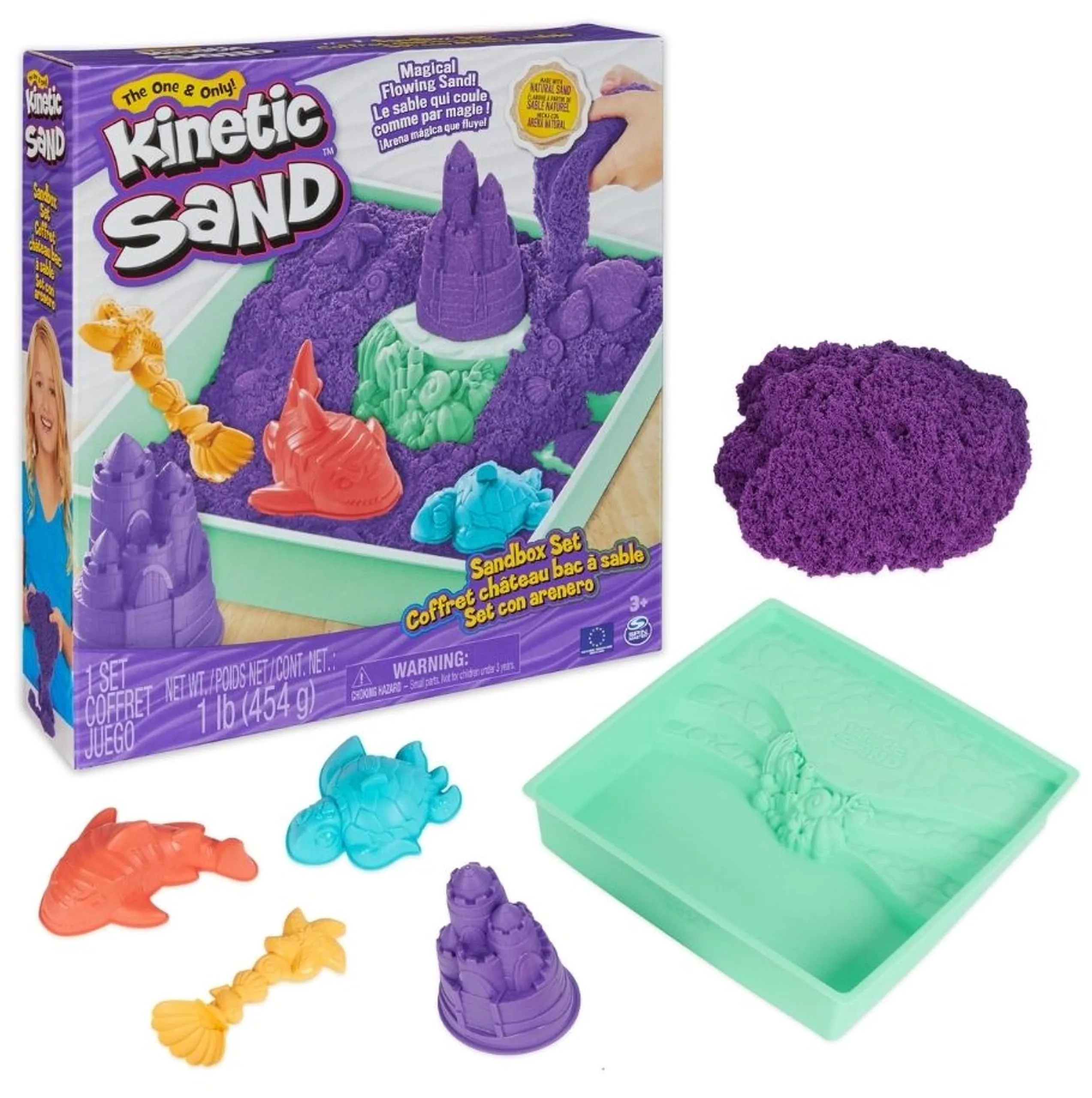 Kinetic Sand - zestaw piaskownica