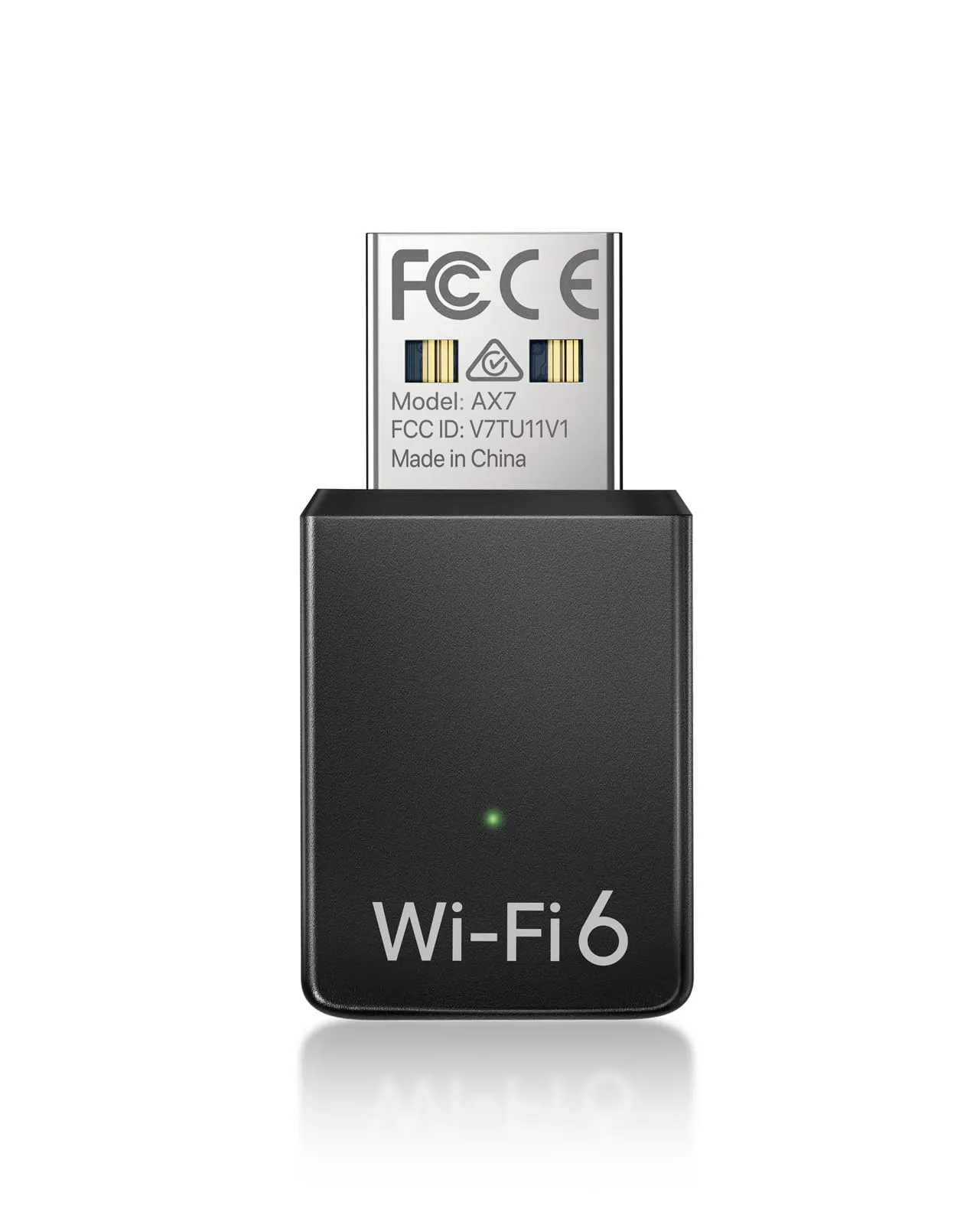 BrosTrend Mini AX900 WiFi 6 USB, Chiavetta WiFi per PC Fisso, Dual-Band 5GHz 600Mbps + 2.4GHz 286Mbps, Chiavetta Internet Adattatore Wi-Fi USB per Windows 11/10/7, USB2.0 Ricevitore Wi-Fi OFDMA