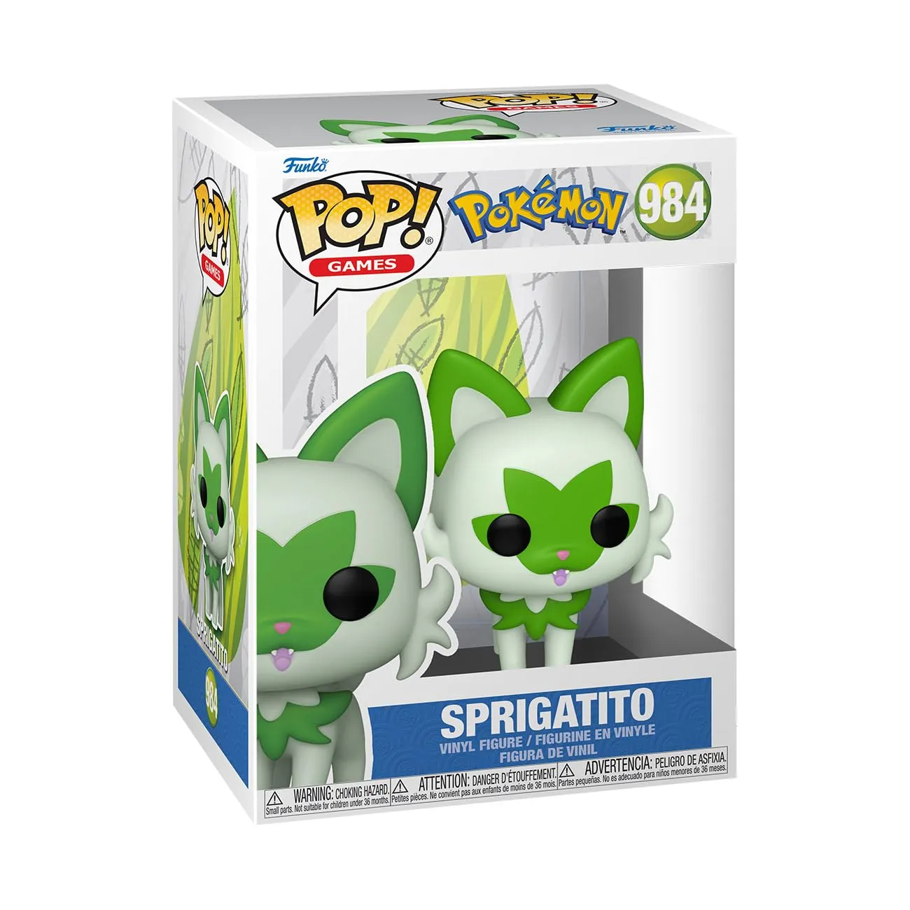 Funko POP! Games: Pokemon - Sprigatito - Figura in Vinile da Collezione - Idea Regalo - Merchandising Ufficiale - Giocattoli per Bambini e Adulti - Video Games Fans - Figura per i Collezionisti
