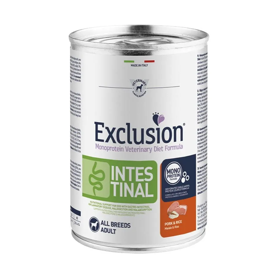Exclusion Diet INTESTINAL Pork And Rice 400 GR x 12