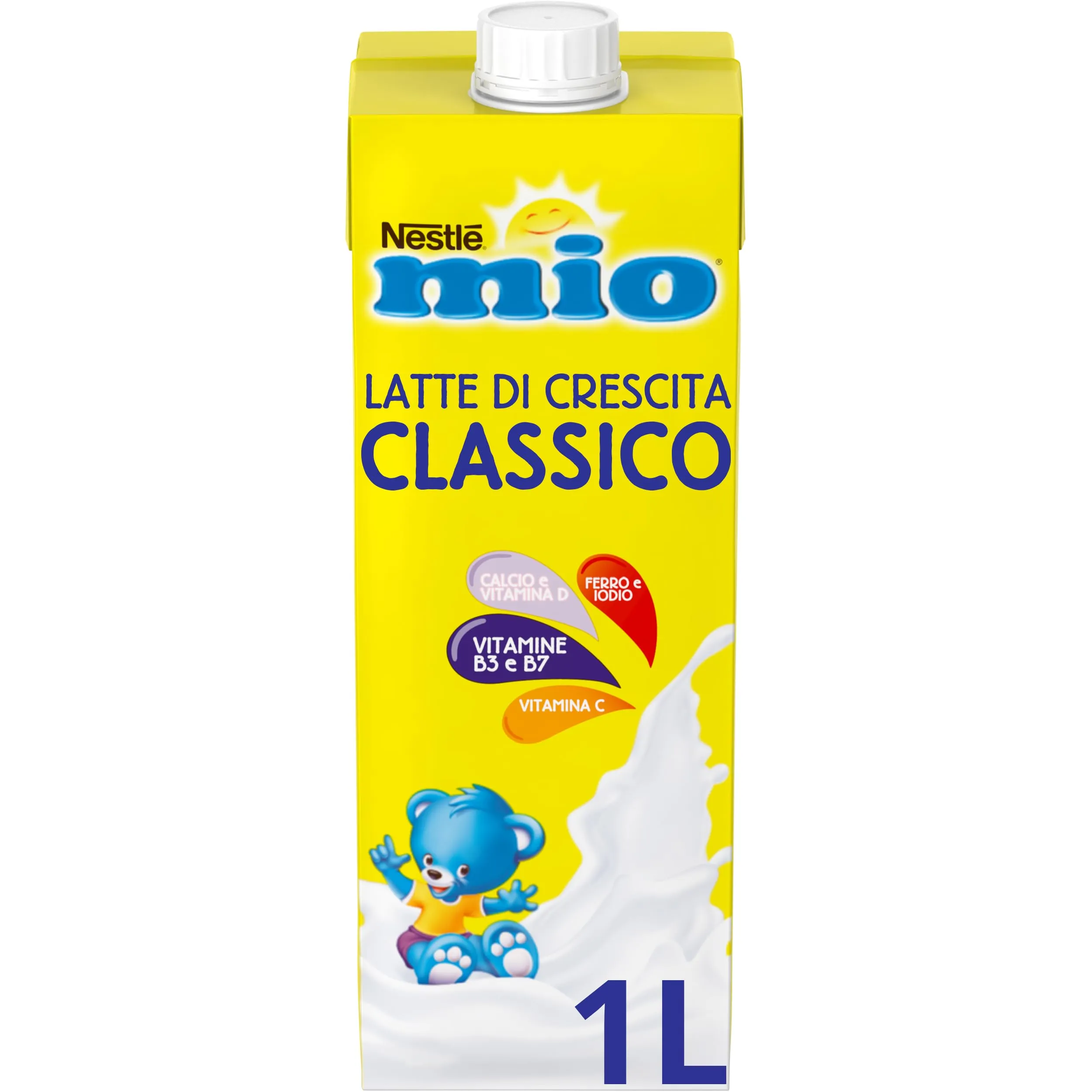 NESTLÉ MIO Latte di Crescita Classico Liquido, 8 Brick da 1L (8L)