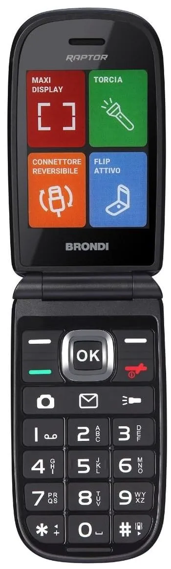 BRONDI telefono cellulare Raptor Dual sim | Arancione