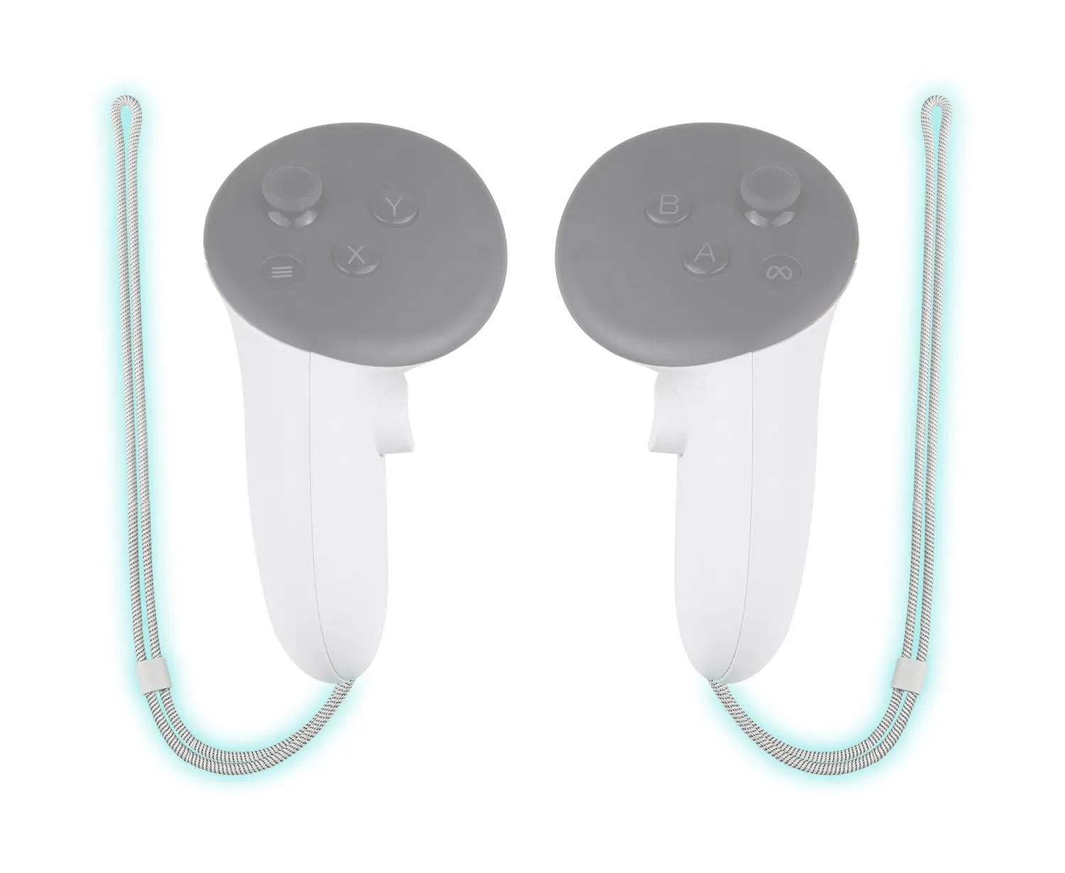 SOULWIT Cinturini da Polso Professionali Ricambio per Oculus Quest3/Quest 3(1 paio), Cinghie per controller Cinturini da Mano Resistenti e Regolabili per Meta Quest3S/Quest 3S, Facili da Installare