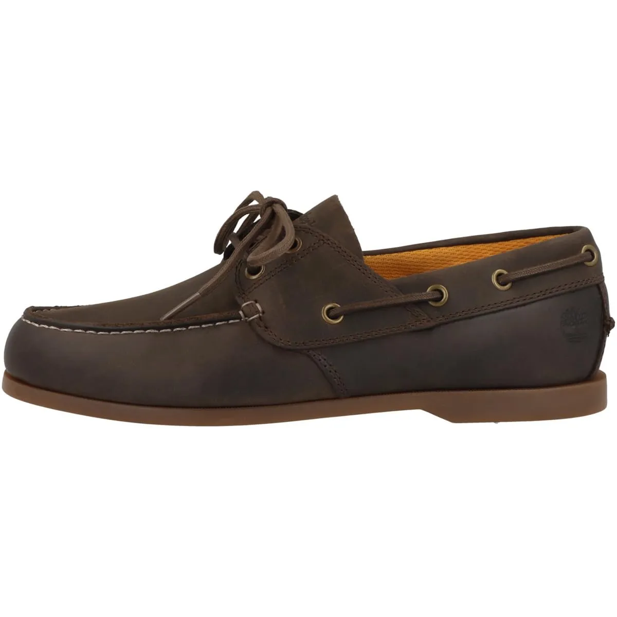 Timberland Cedar bay 2 Eye Boat Shoe, Uomo, Dk Brown Full Grain, 41.5 EU