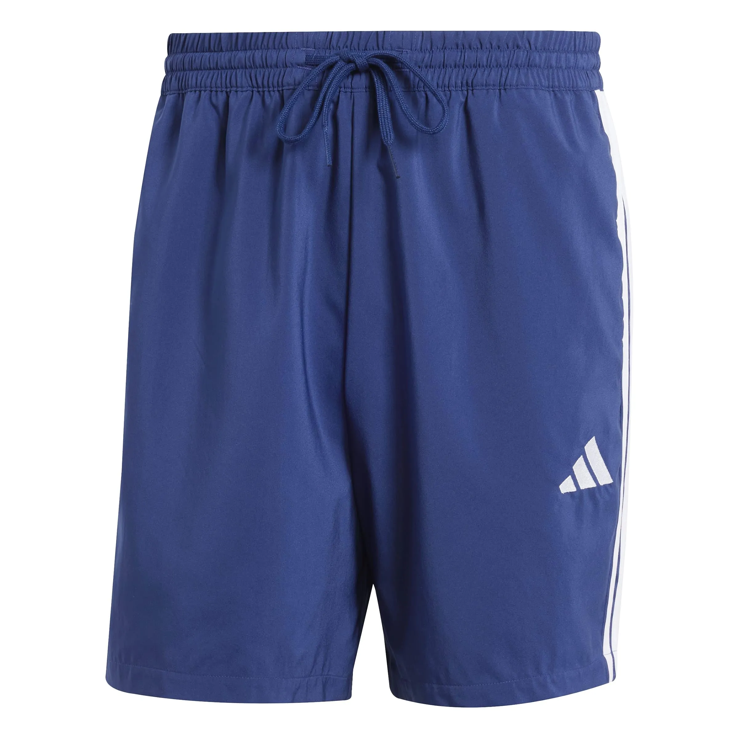 Adidas Uomo Essential Three Stripes Chelsea Short, Dark Blue/White, XL