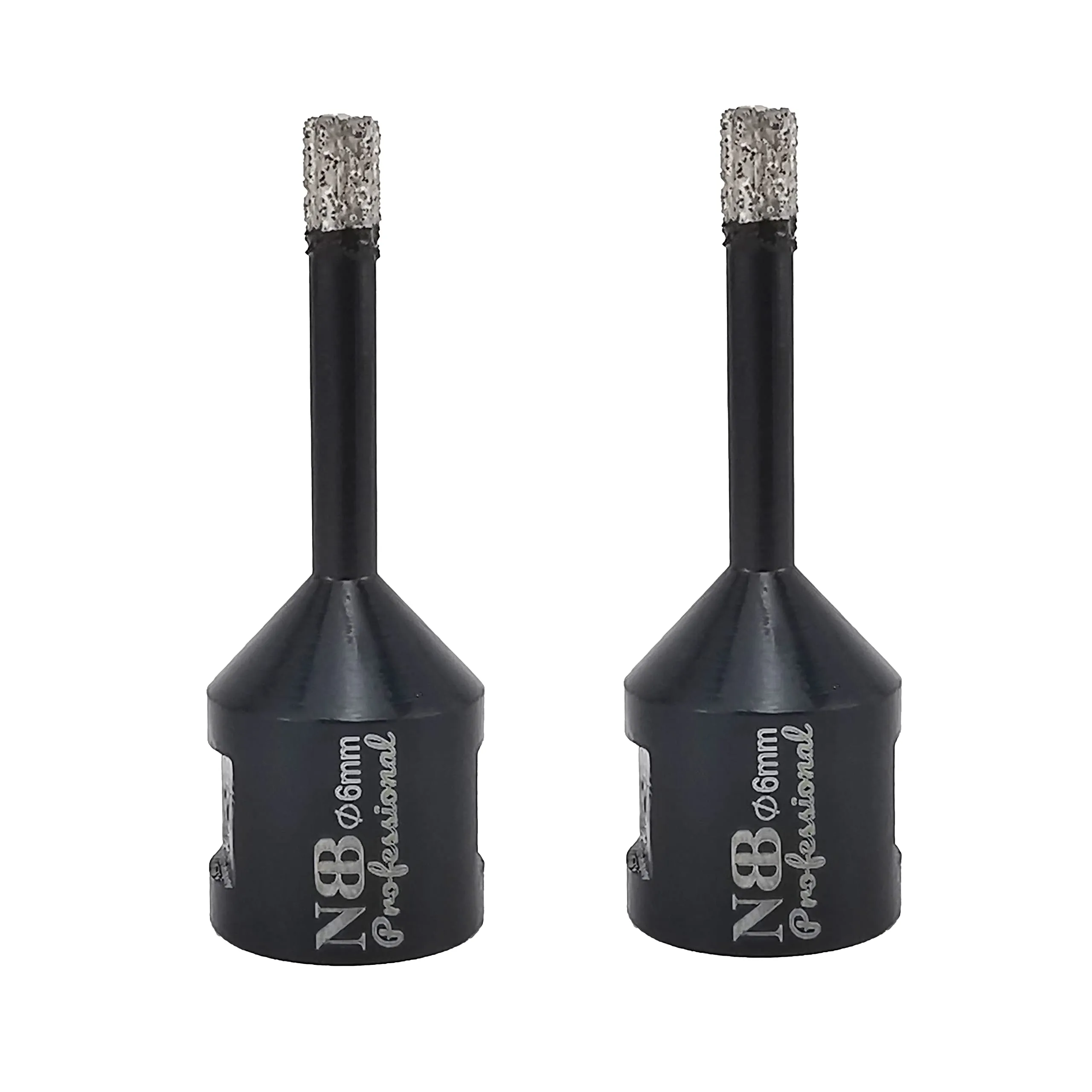 NBB Punta a tazza diamantata con M14, per foratura professionale a secco o ad umido su porcellana dura, ceramica, piastrelle, granito, marmo, veloce, durevole, per smerigliatrice angolare (2, 6mm)