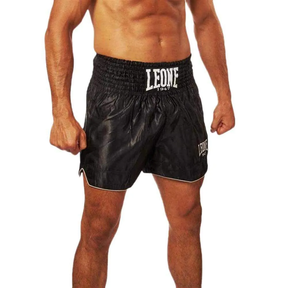 LEONE 1947, Basic Pantaloncino Kick-thai, Unisex – Adulto, Nero, M, AB766