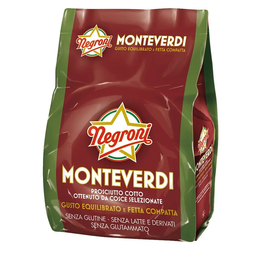 Prosciutto cotto Monteverdi meta sv kg. 4,5/5 Negroni