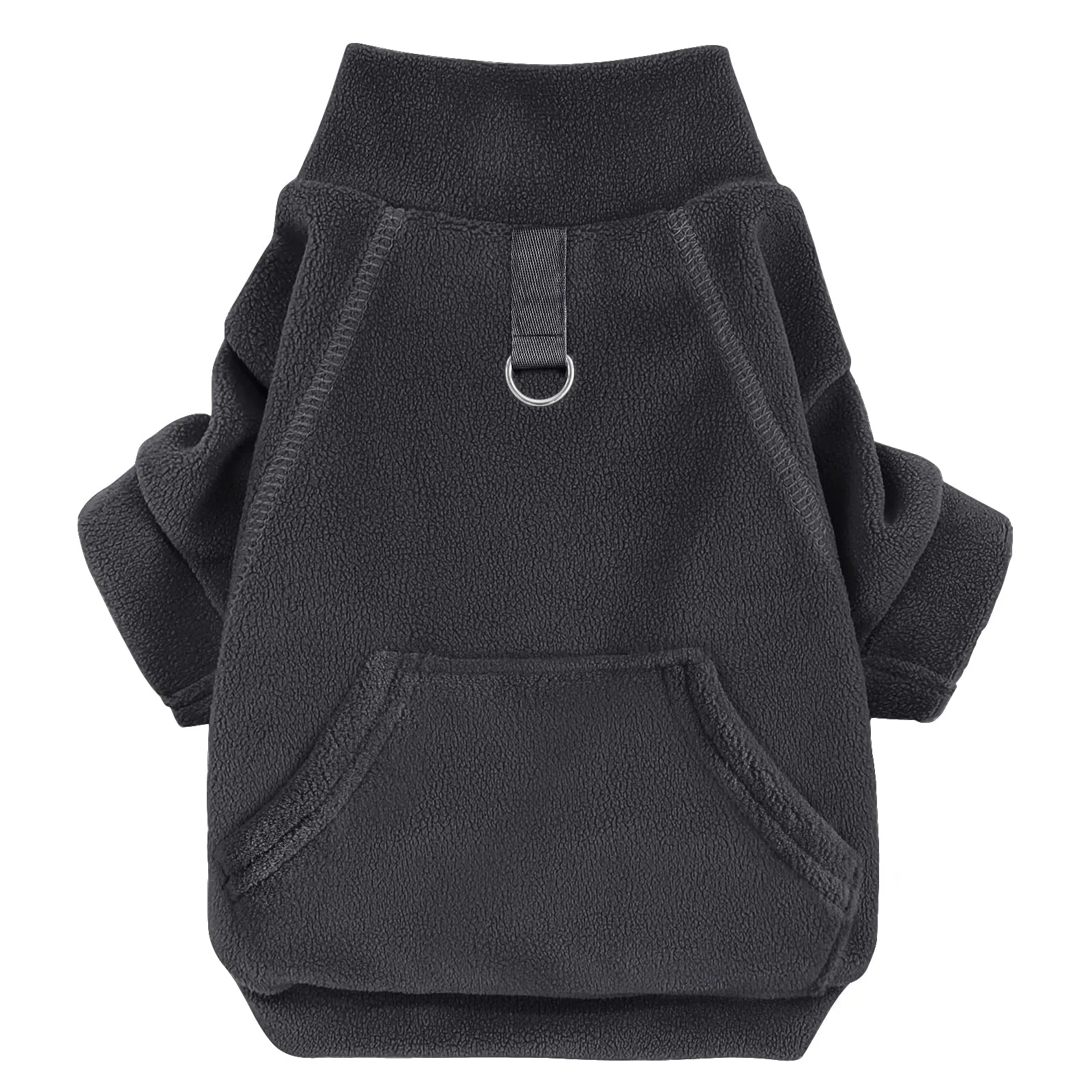 Mosucoirl Cane Con Cappuccio Cani Cappotti Caldi Cotone Felpe Abbigliamento per cani con Tasca Cucciolo Pullover Cane Jumpsuit per Cani