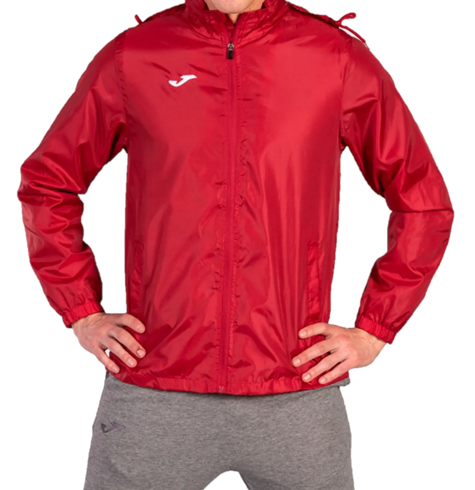 Joma Iris, Giacca Antipioggia Bambino, Rosso, M