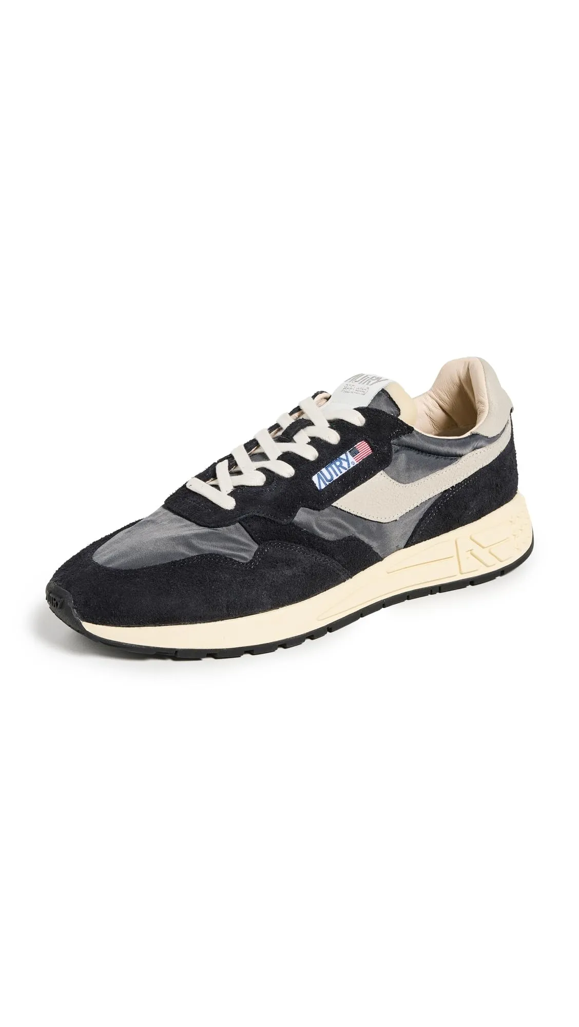 AUTRY Mens Reelwind Low Casual Trainers Black