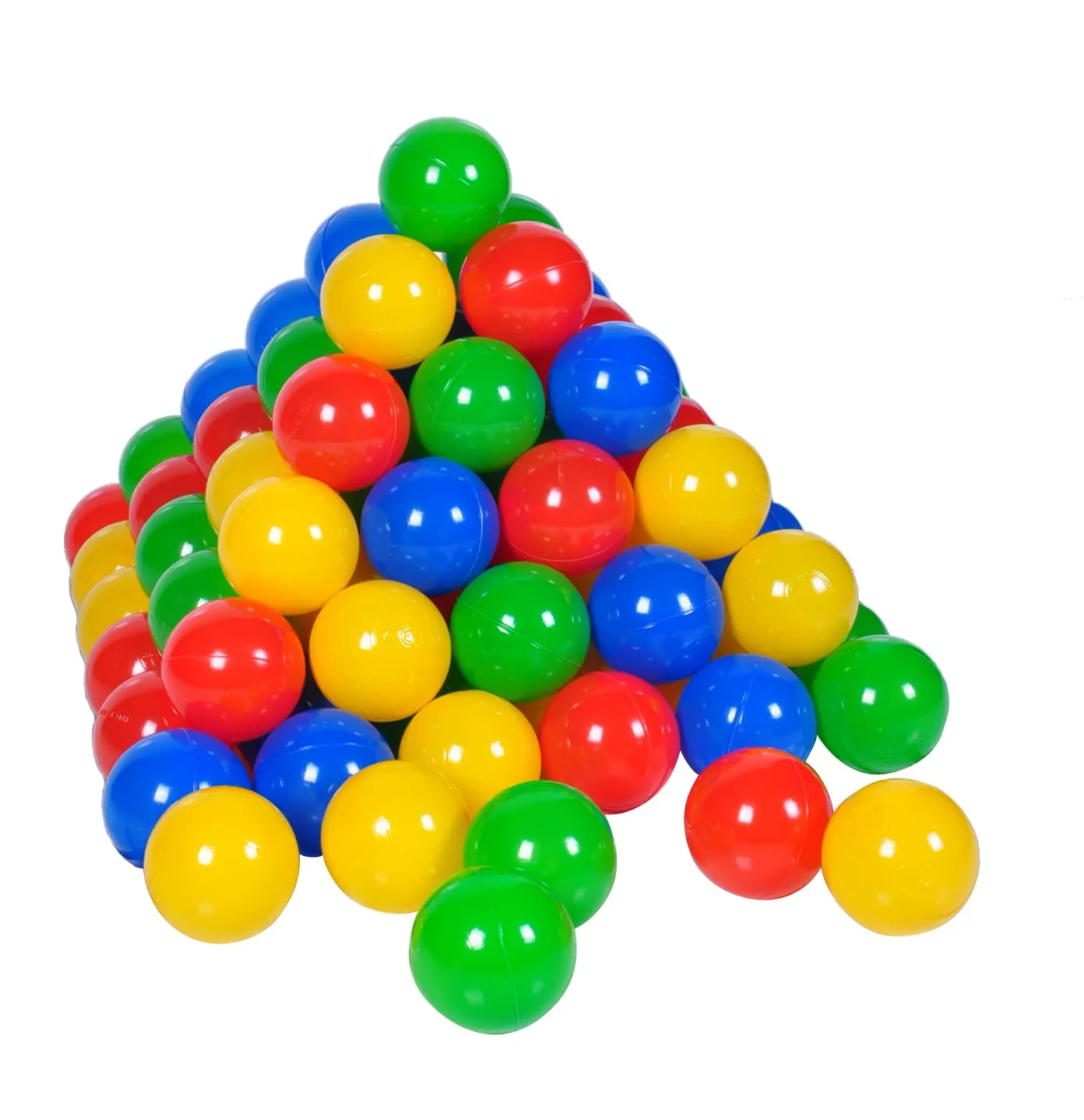 KNORRTOYS.COM- Set Circa Ø 6 cm – 100 Palline/Colorate, Multicolore, 56730