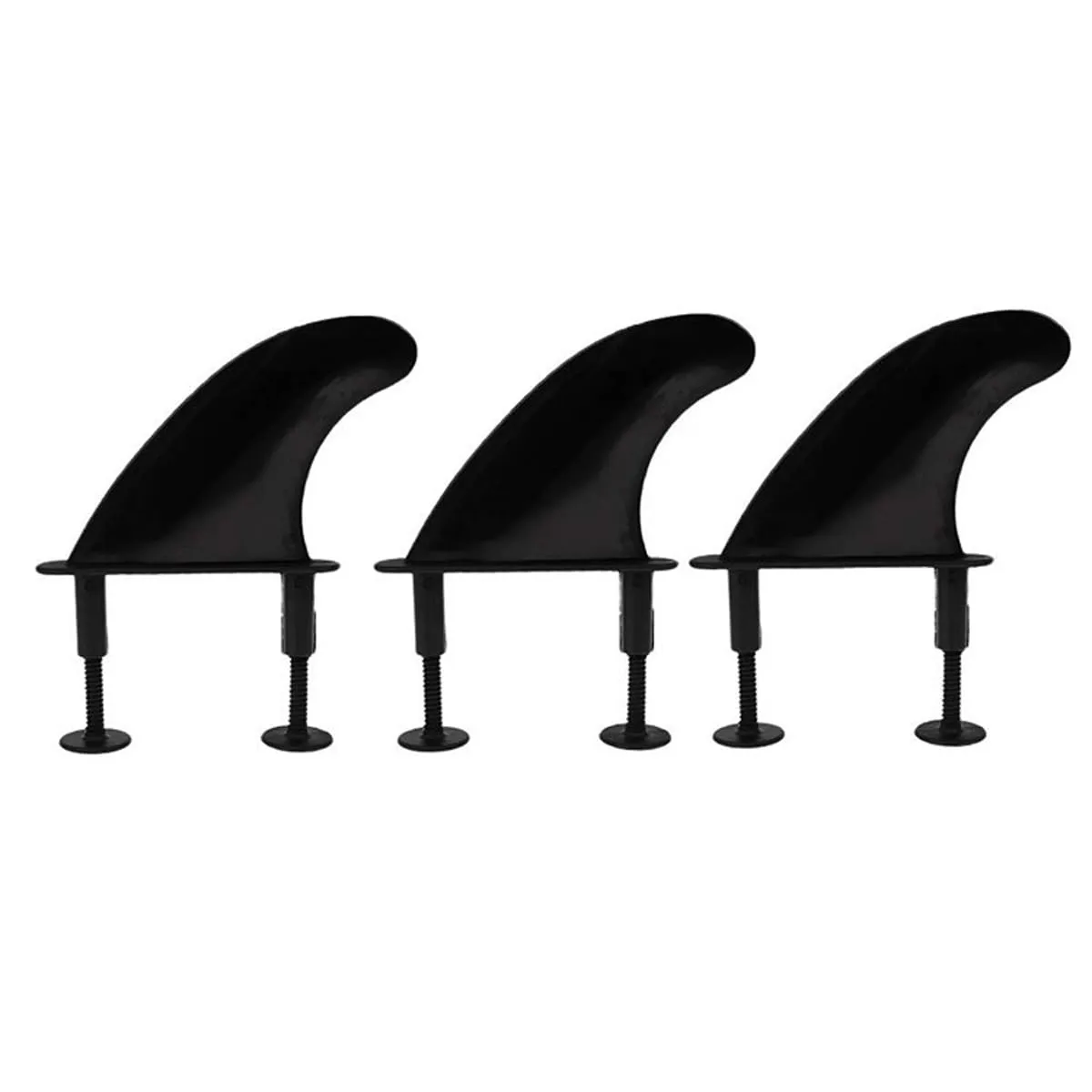 Namvo 3Pcs TPU Soft Top Surf Pinne e 6 Viti per Pinne per tavola da Surf Morbida