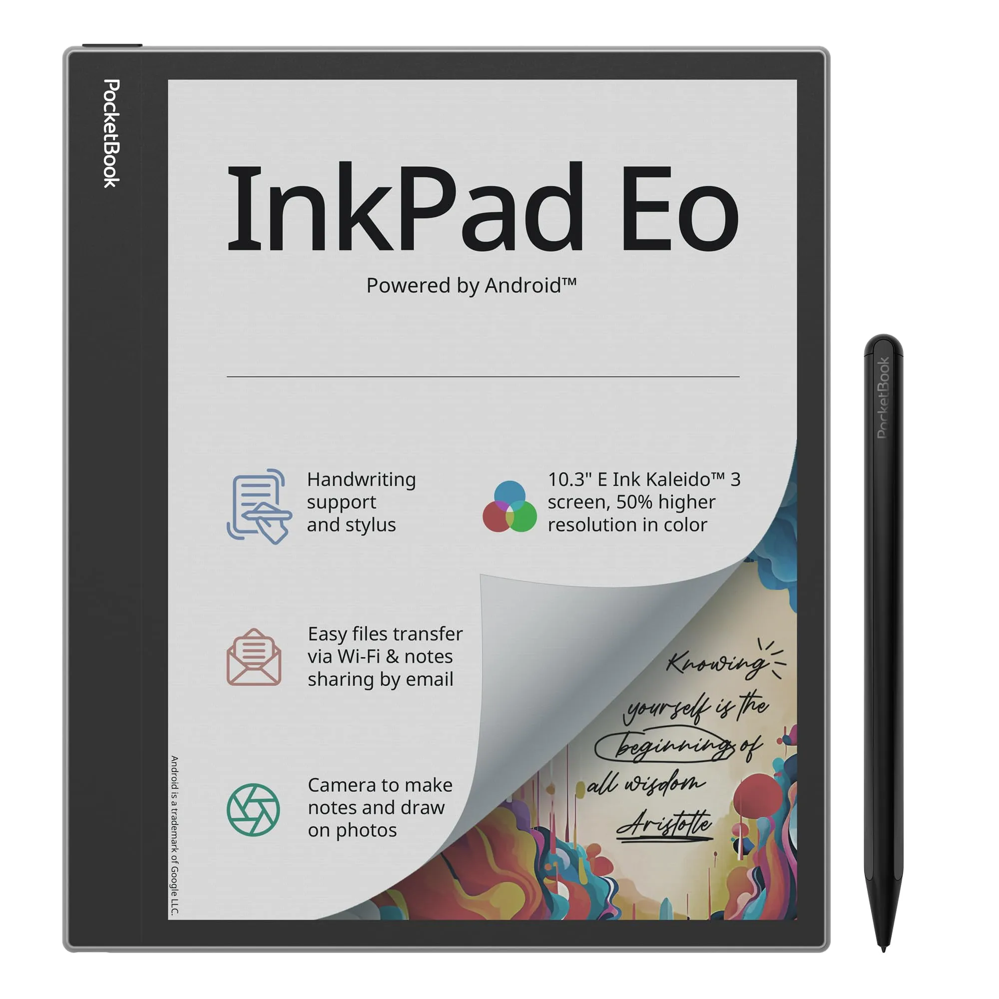 PocketBook InkPad Eo eReader 10.3" 64GB Misty Grey