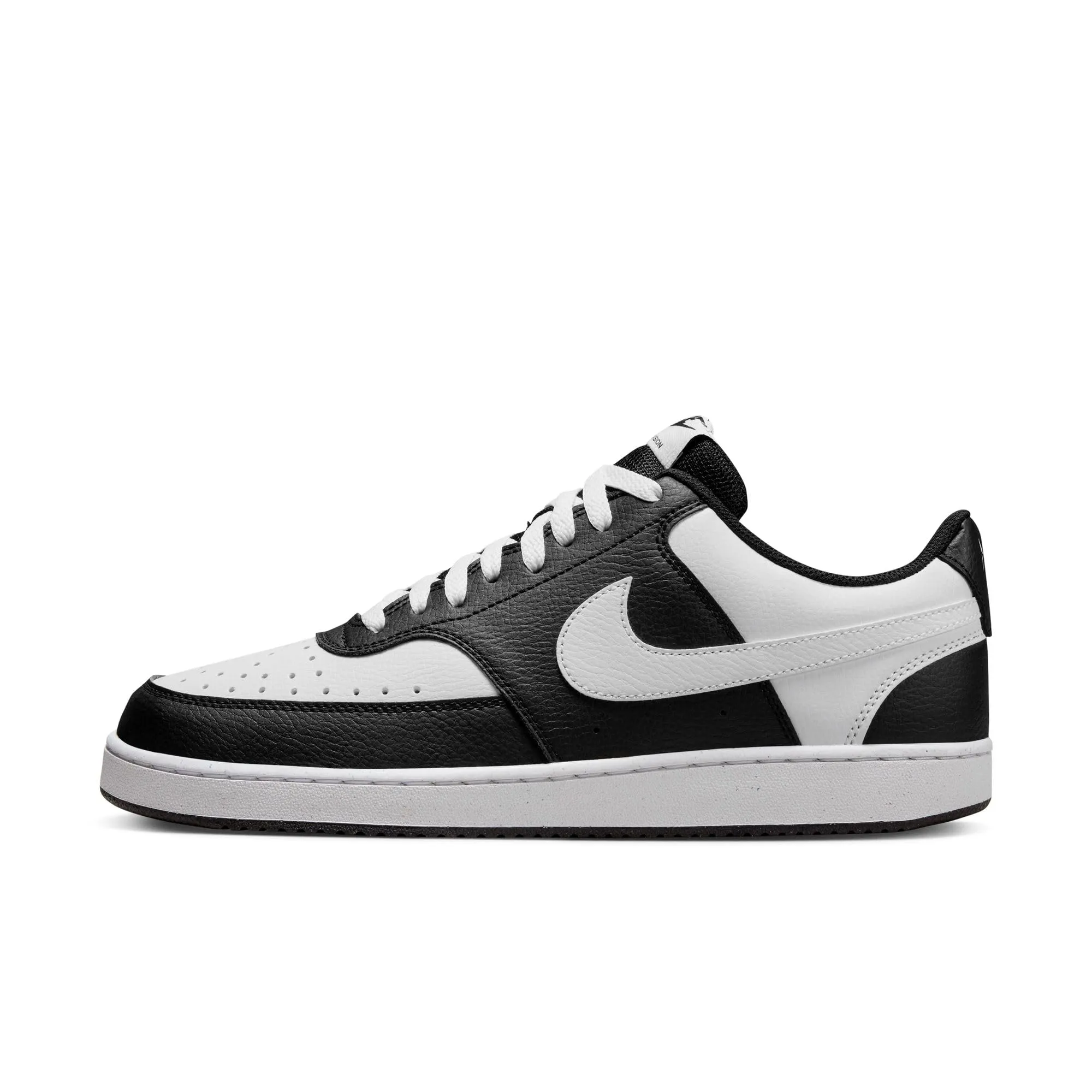 NIKE Court Vision Lo, Sneaker Uomo, Black/White, 44.5 EU