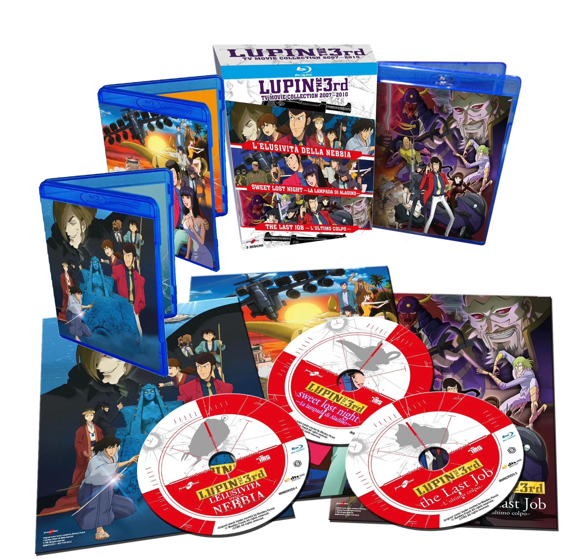 Lupin III - Tv Movie Collection "2007 - 2010" - (3 Bd)