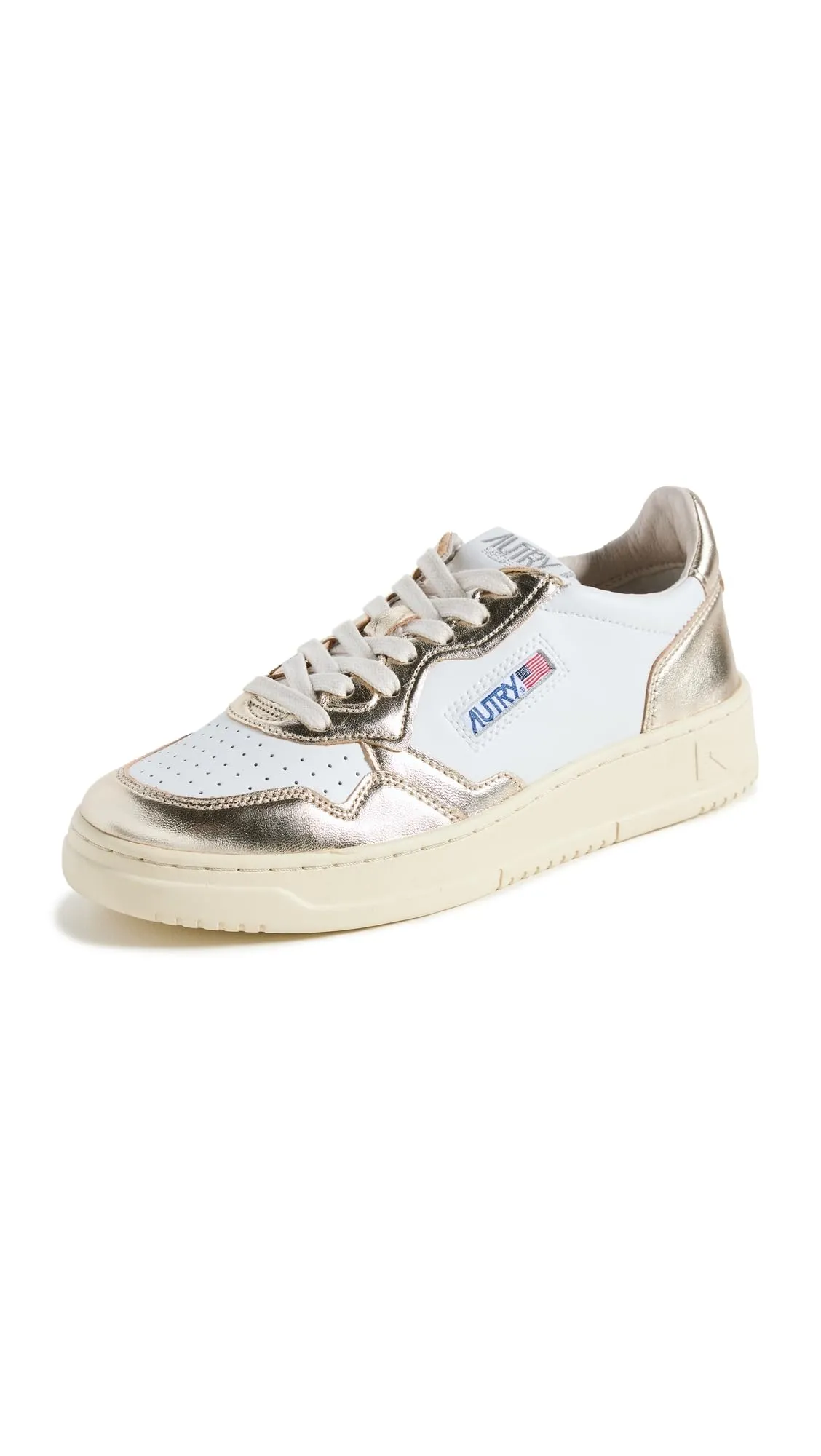 AUTRY Womens Medalist Low Court Trainers White