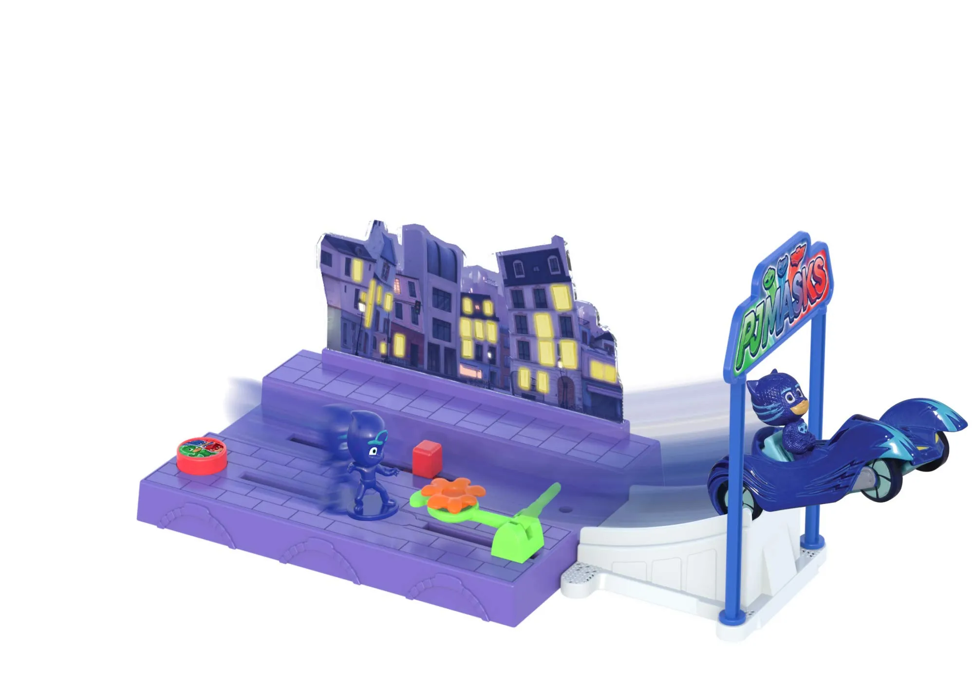 Simbatoys Dickie 203143001 Playset Missione Notte, con Veicolo, Colori Misti