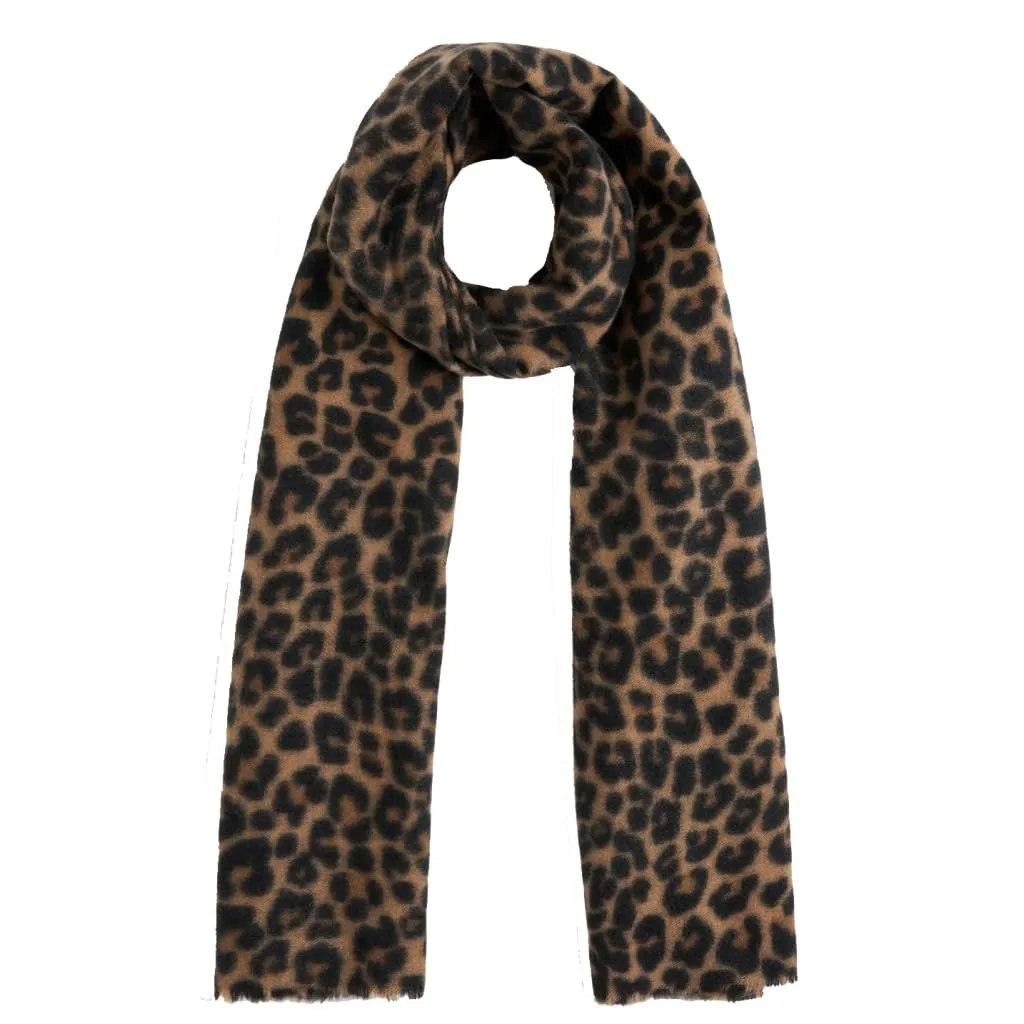 LIU JO Sciarpa stola stampata animalier C26LJ67 2F5047 T0300 Colore principale: MARRONE