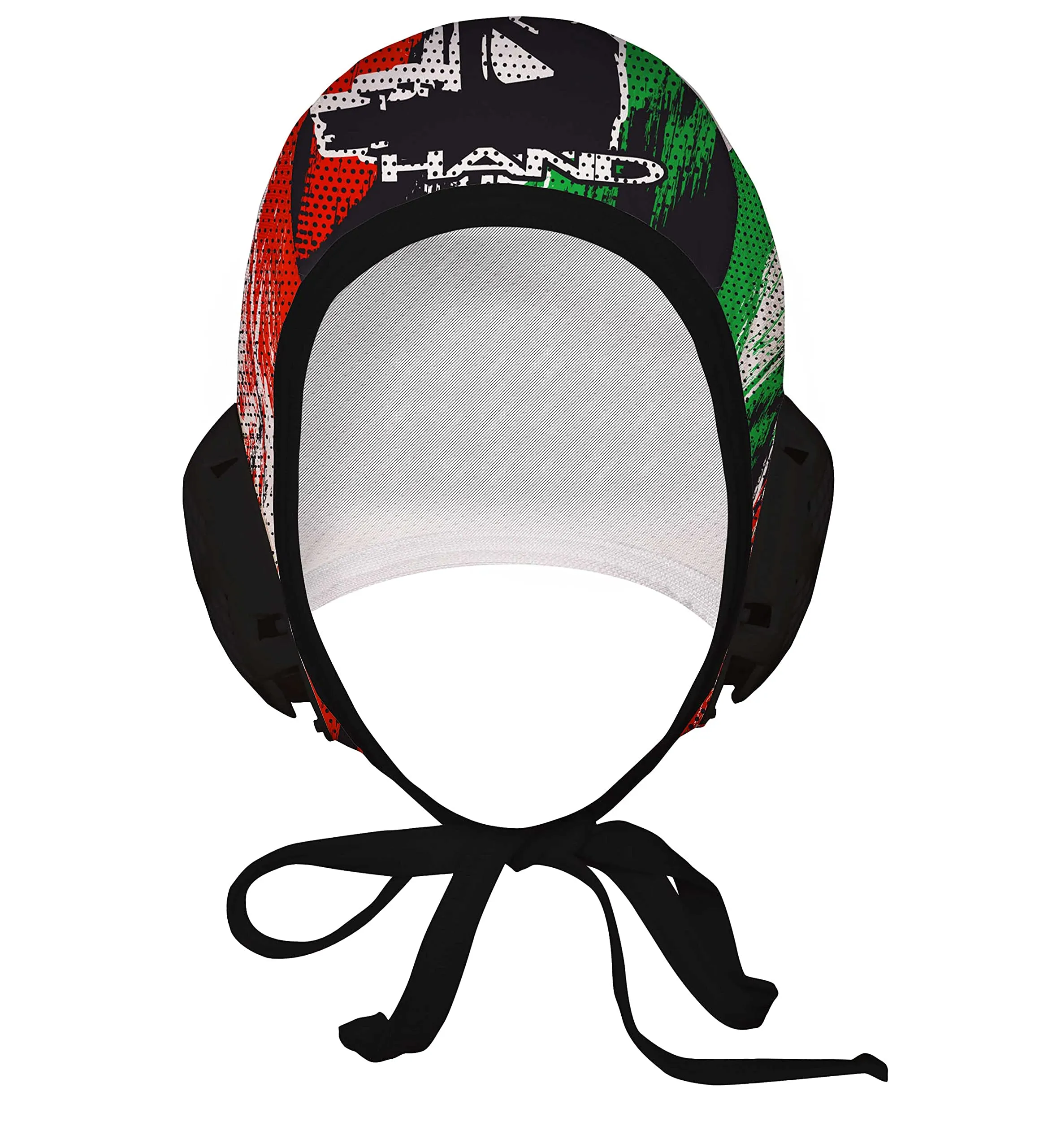 HAND SPORT Cuffia da Pallanuoto,Calottina Pallanuoto, MOD. Washed-Up Italia Professional, Unisex.