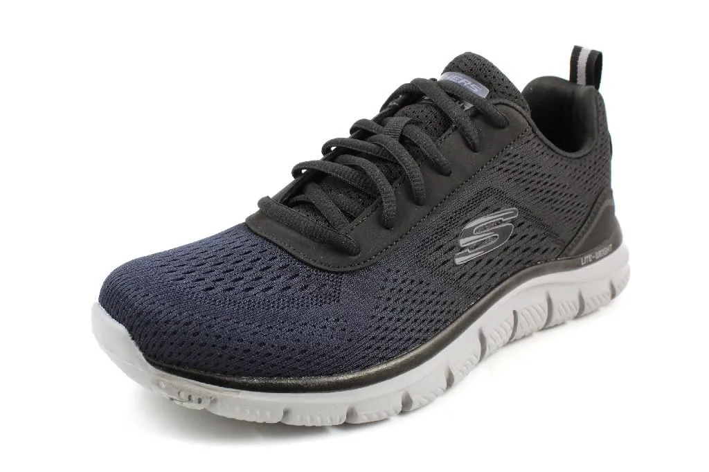 Skechers Track - Ripkent 232399-NVBK, Mens Sports Shoes, Navy, 42,5 EU