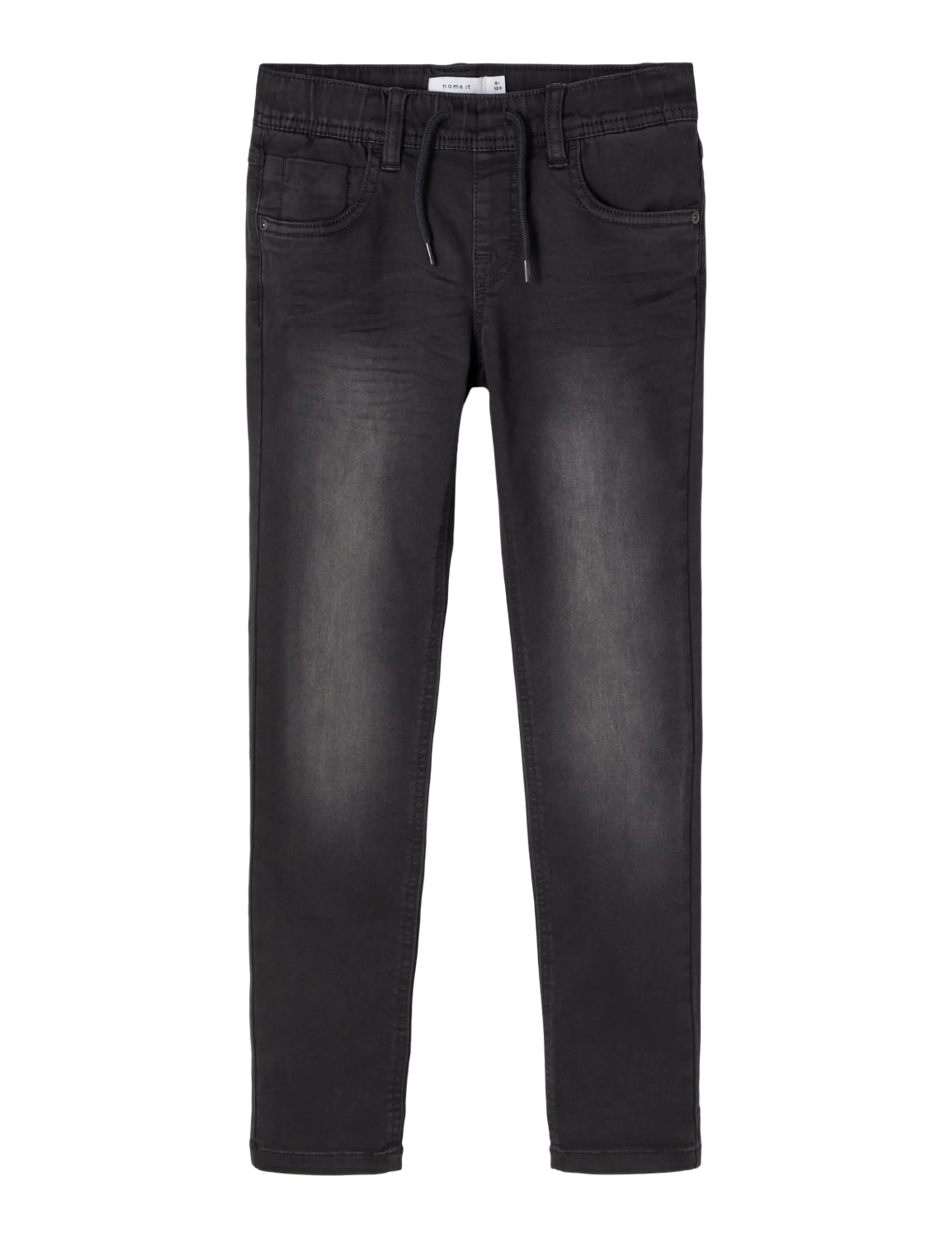 Name It Nkmryan Jogger Swe Jeans 5110-Th Noos, Pantaloni da Tuta Bambini e ragazzi, Nero (Black Denim), 134