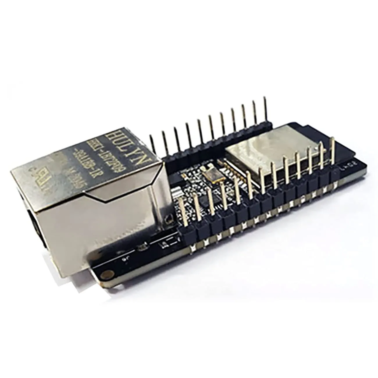 Wireless-Tag WT32-ETH01 Original Embedded Serial Port to Wifi Ethernet Module (ESP 32 Ethernet Development Board), Networking Bluetooth + Wifi Combo Gateway Module, RJ45 Network Port /LAN8720