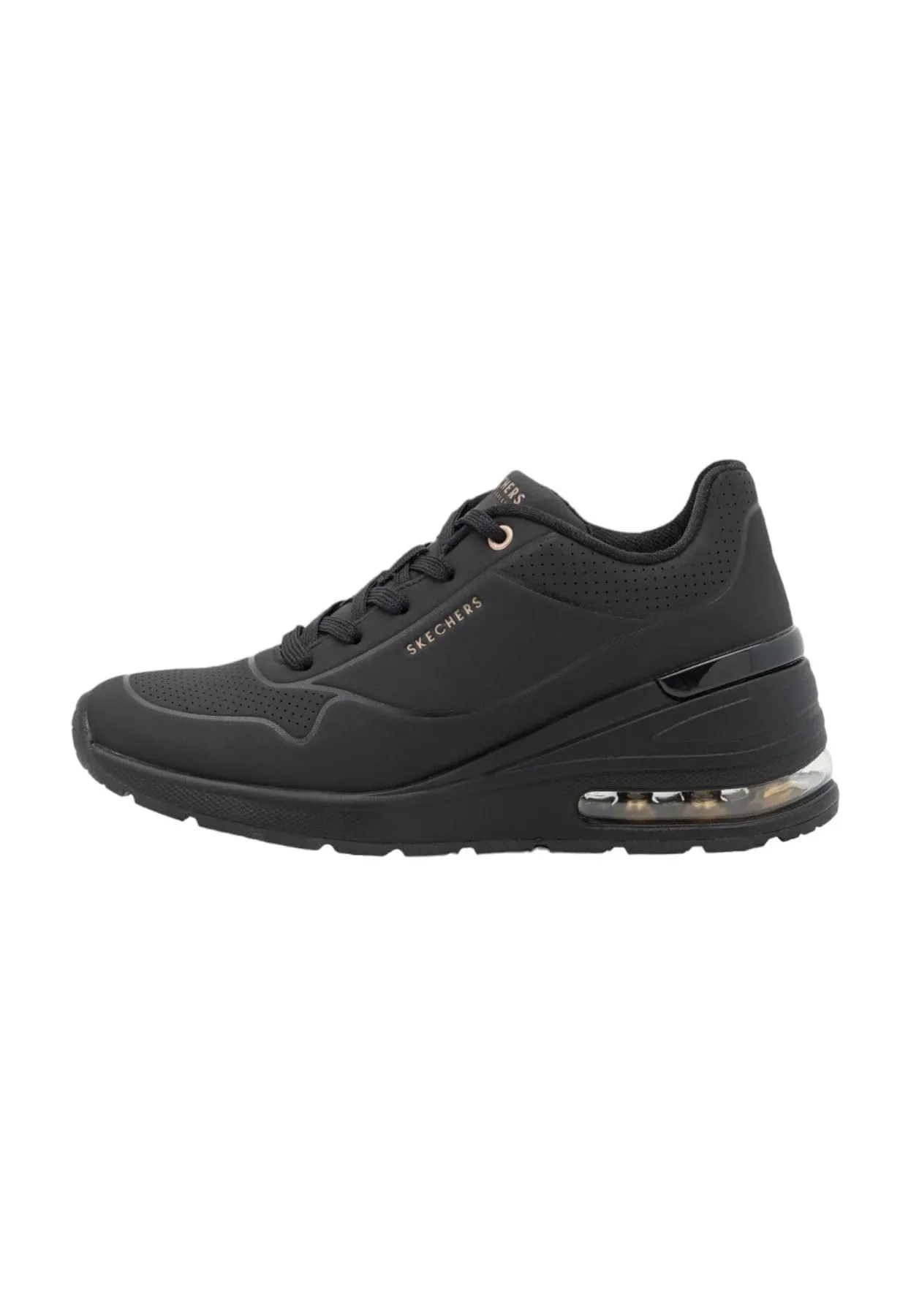 Skechers Million Air - Elevated Air, Scarpe da Ginnastica Donna, Nero, 40 EU