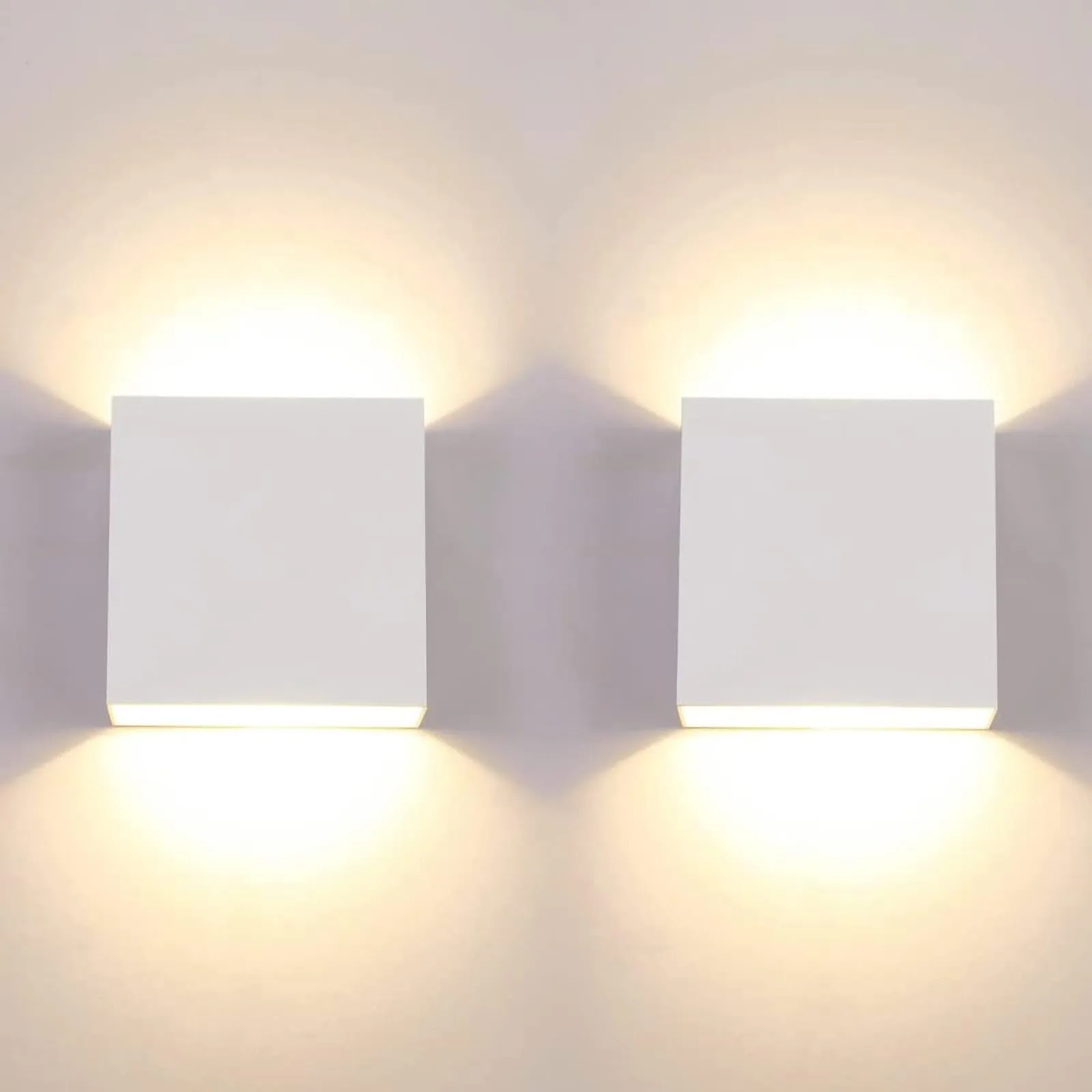 CHEVVY 2 Pezzi Applique LED Interni Lampada da Parete Interno Classico